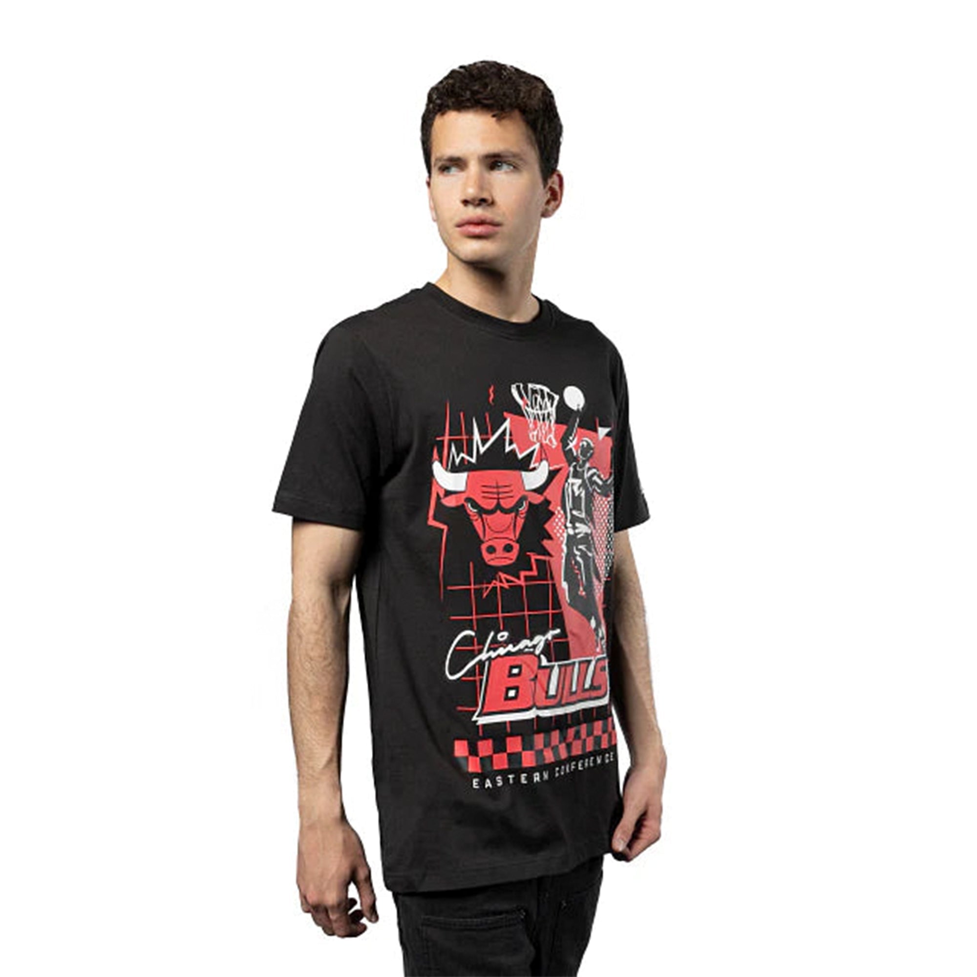 New Era Men Chicago Bulls All-Star Tee (Black)-Nexus Clothing