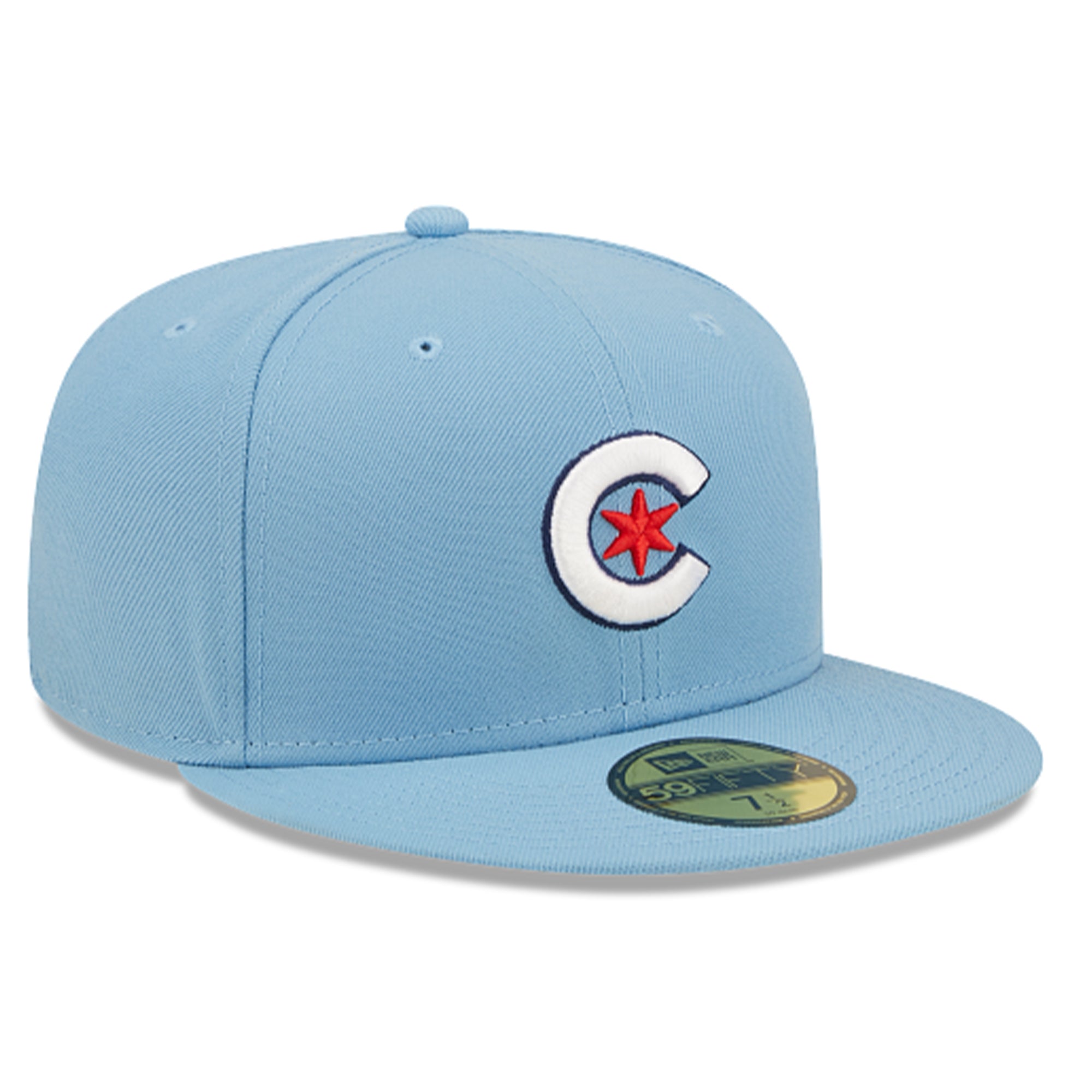 New Era Men Chicago Cubs 9FIFTY Fitted (Sky Blue)-Nexus Clothing