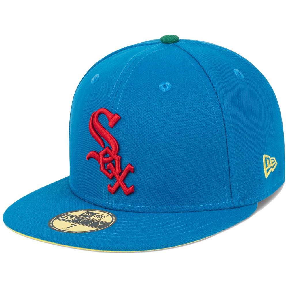 New Era Men Chicago White Sox Fitted 05 WS (Blue Red)-Blue Red-7-Nexus Clothing