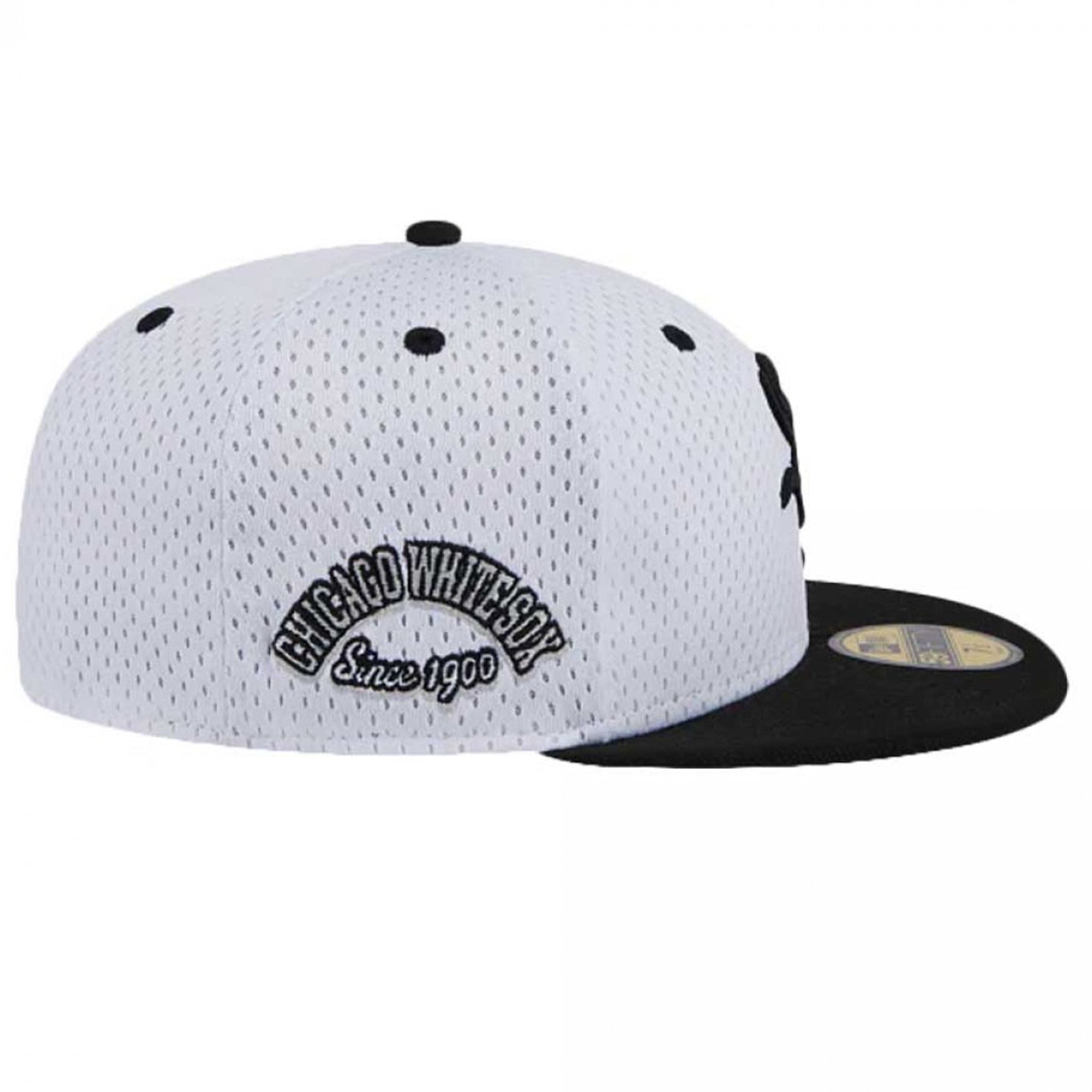 New Era Men Chicago White Sox Fitted Hat (White)-Nexus Clothing