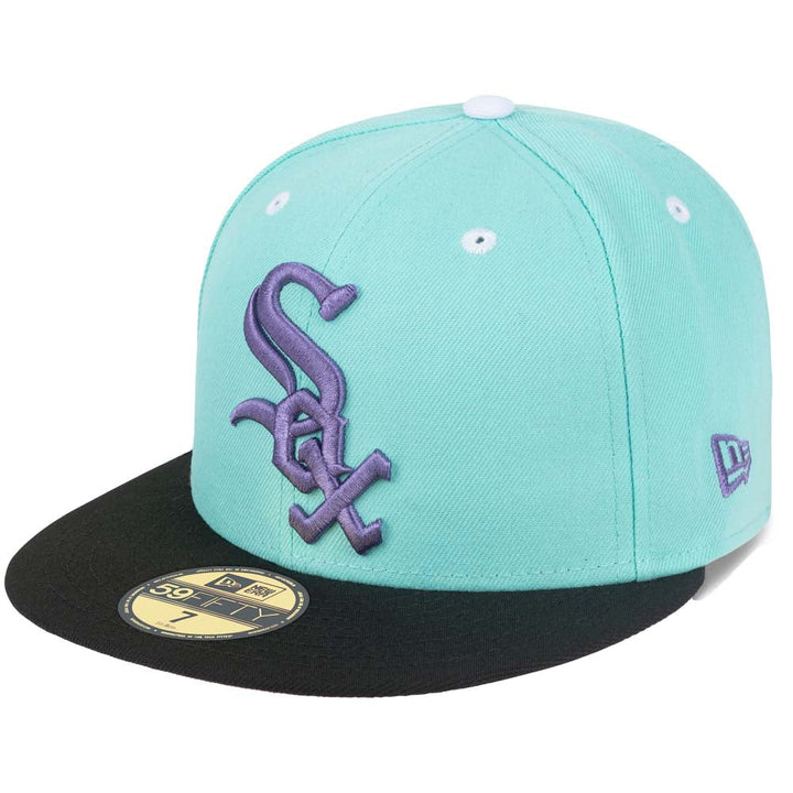 New Era Men Chicago White Sox Fitted WS05 (Mint Purple)-Mint Purple-7-Nexus Clothing