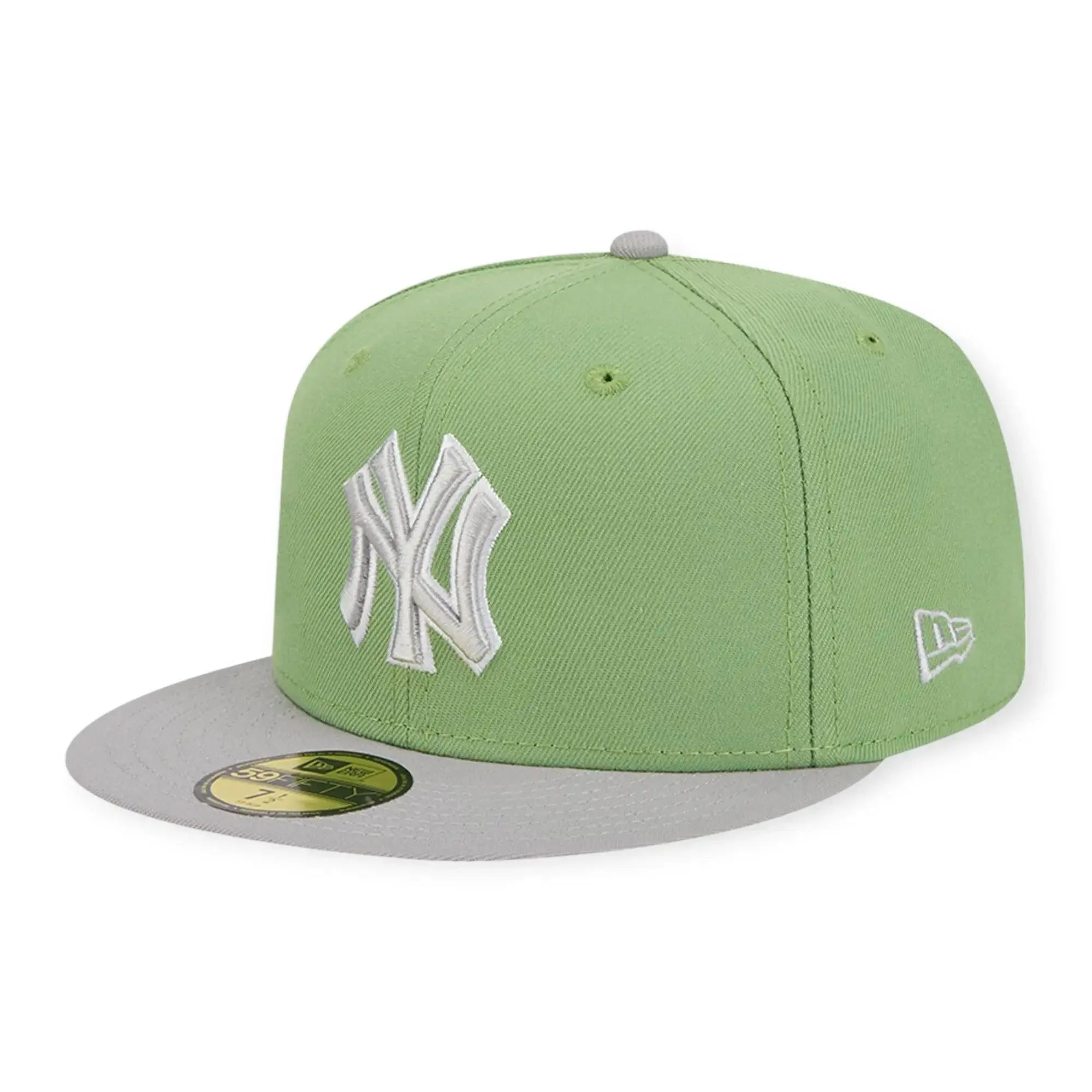 New Era Men Fitted 2 Tone Color Pack New York Yankees(Light Green Grey)-Light Green Grey-7-Nexus Clothing