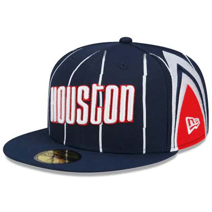 New Era Men Houston Rockets Fitted (Navy Red White)-Navy Red White-7-Nexus Clothing