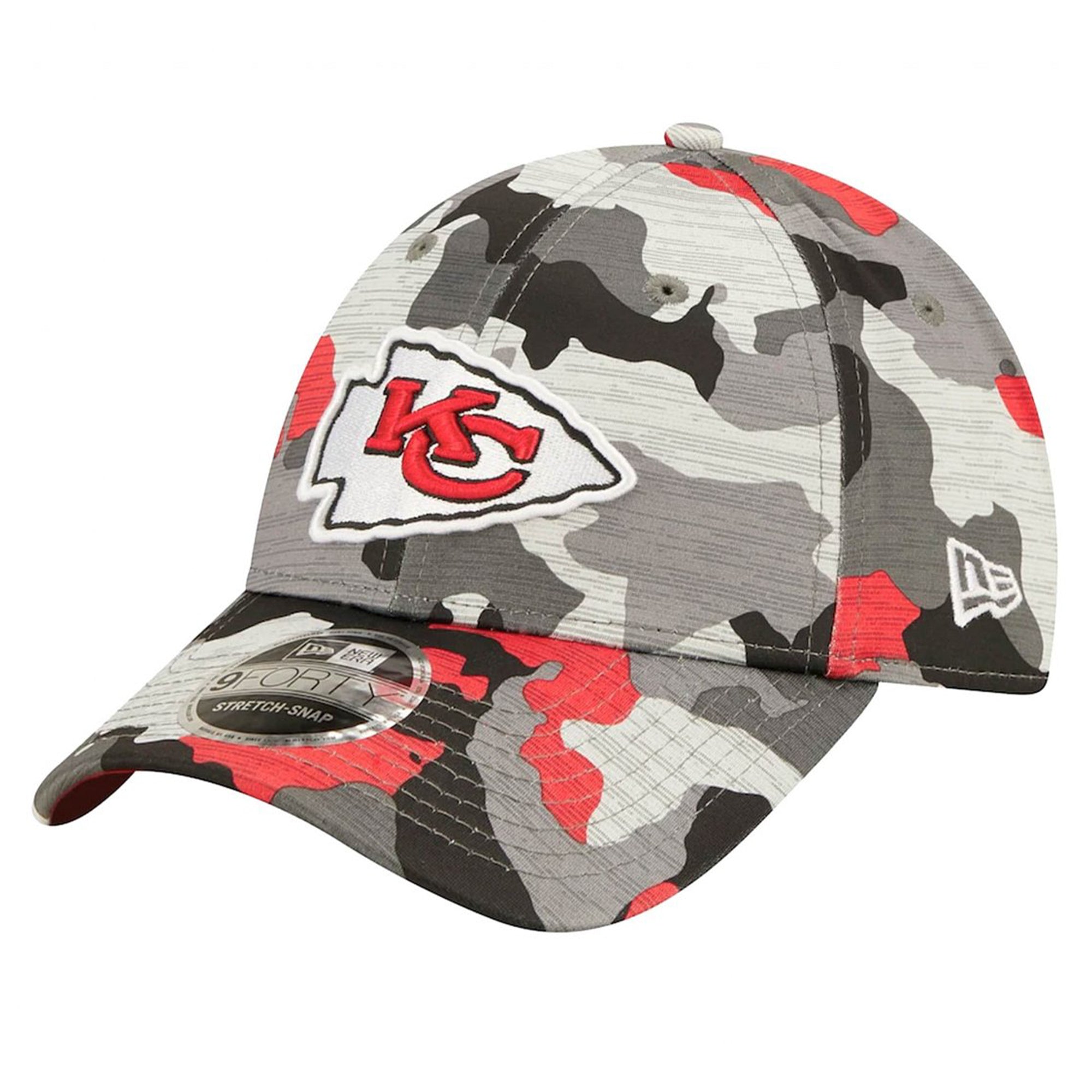New Era Men Kansas City Chiefs Training 2022 9forty Hat (Red Camo)1