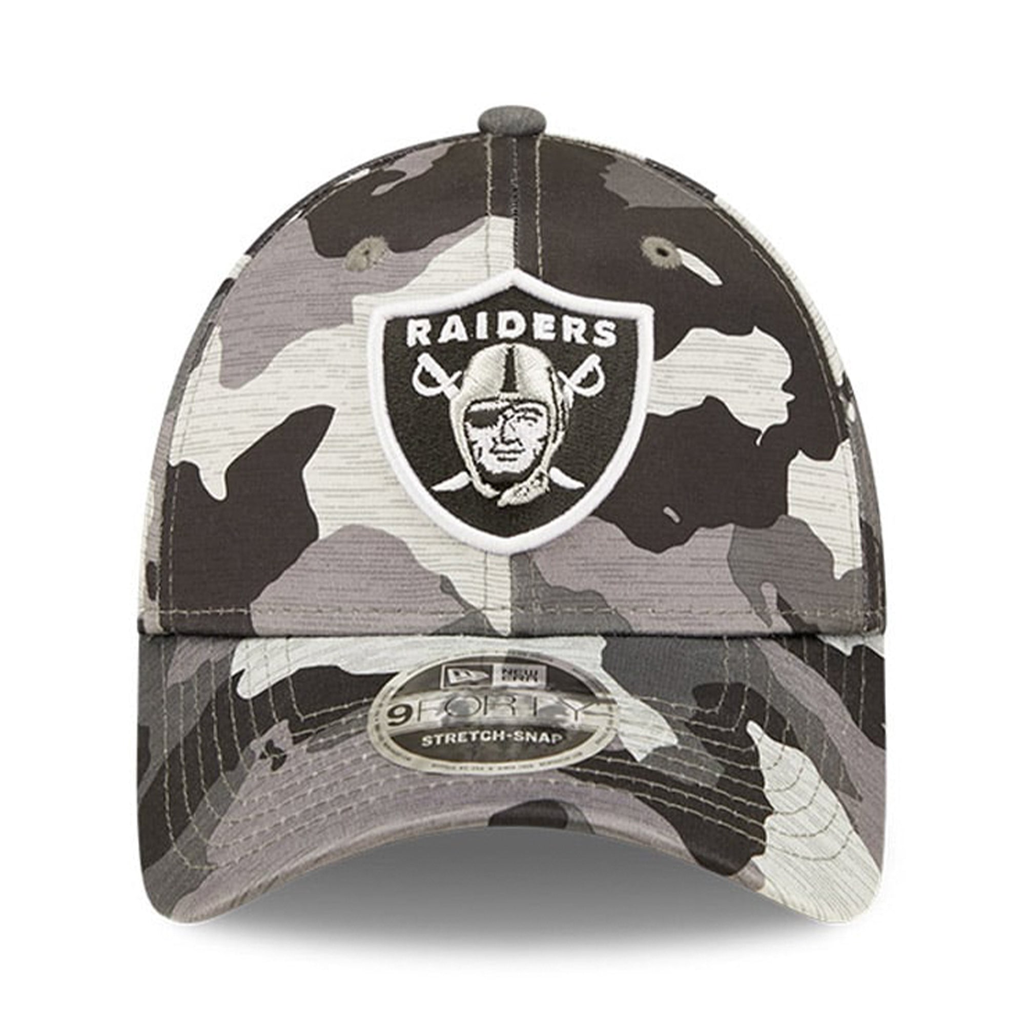 New Era Men Las Vegas Raiders NFL Training 9FIFTY Snapback (Black Camo)-Black Camo-OneSize-Nexus Clothing