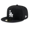 New Era Herren Los Angeles Dodgers Schwarz-Weiß Basic 59Fifty Fitted