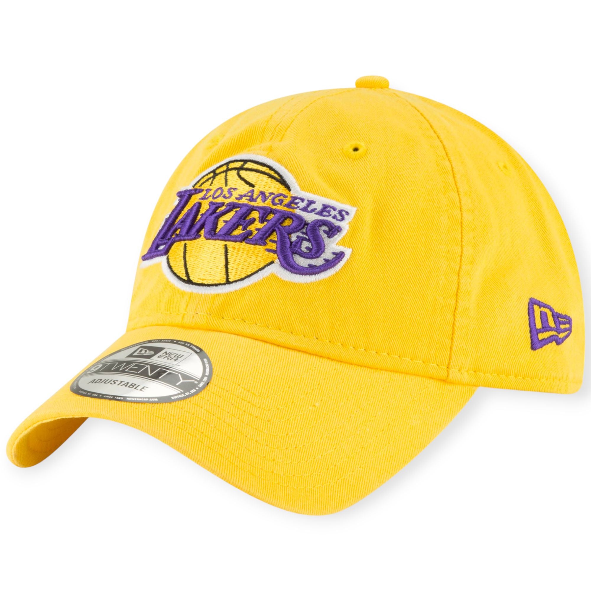 New Era Men Los Angeles Lakers Dad Hat (Yellow)-Yellow-OneSize-Nexus Clothing