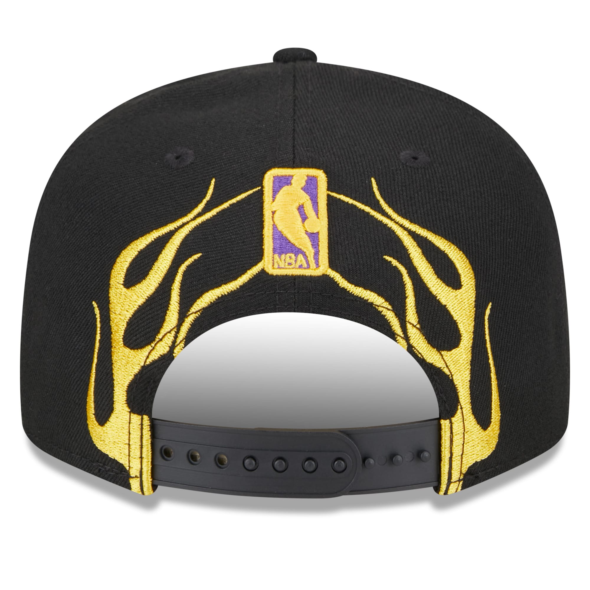 New Era Men Los Angeles Lakers Snapback Hat (Black Yellow)-Black Yellow-OneSize-Nexus Clothing