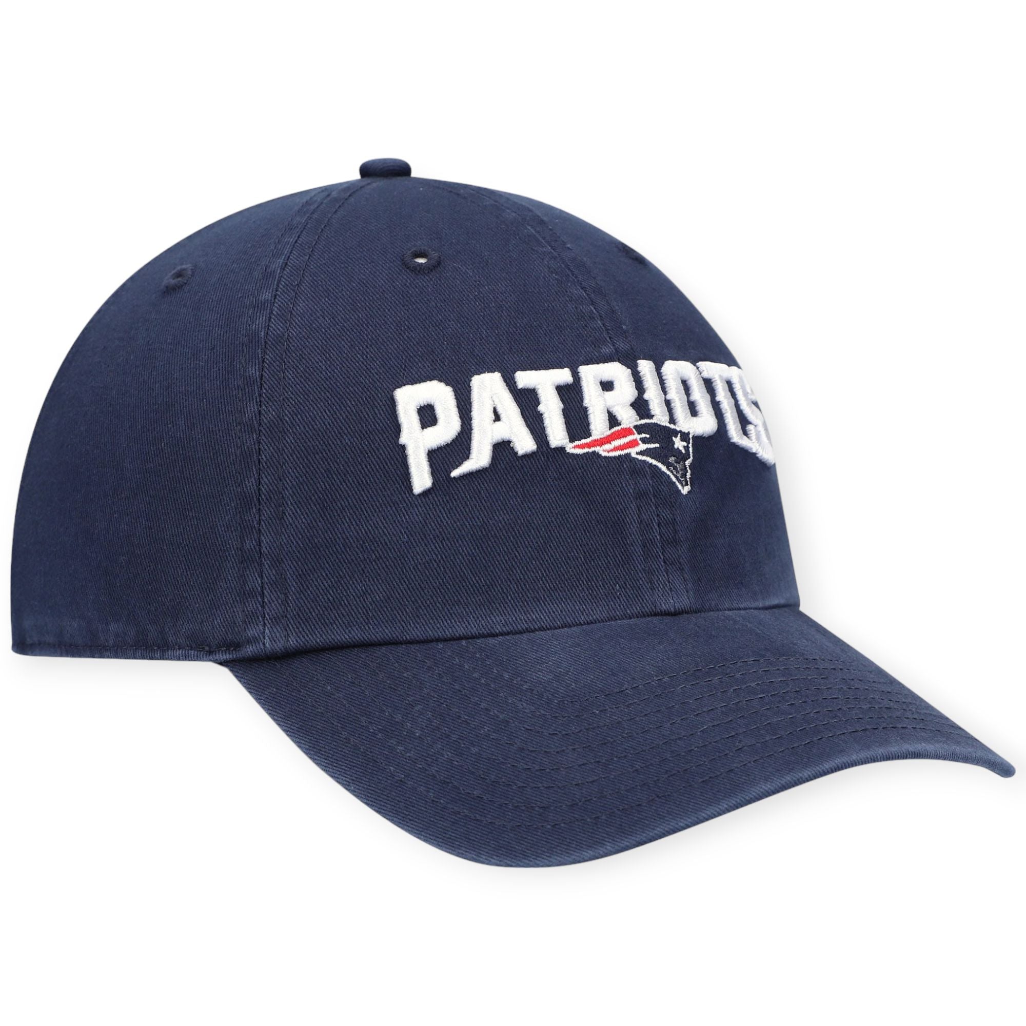 New Era Men New England Patriots Dad Adjustable Hat (Navy)-Navy-One Size-Nexus Clothing