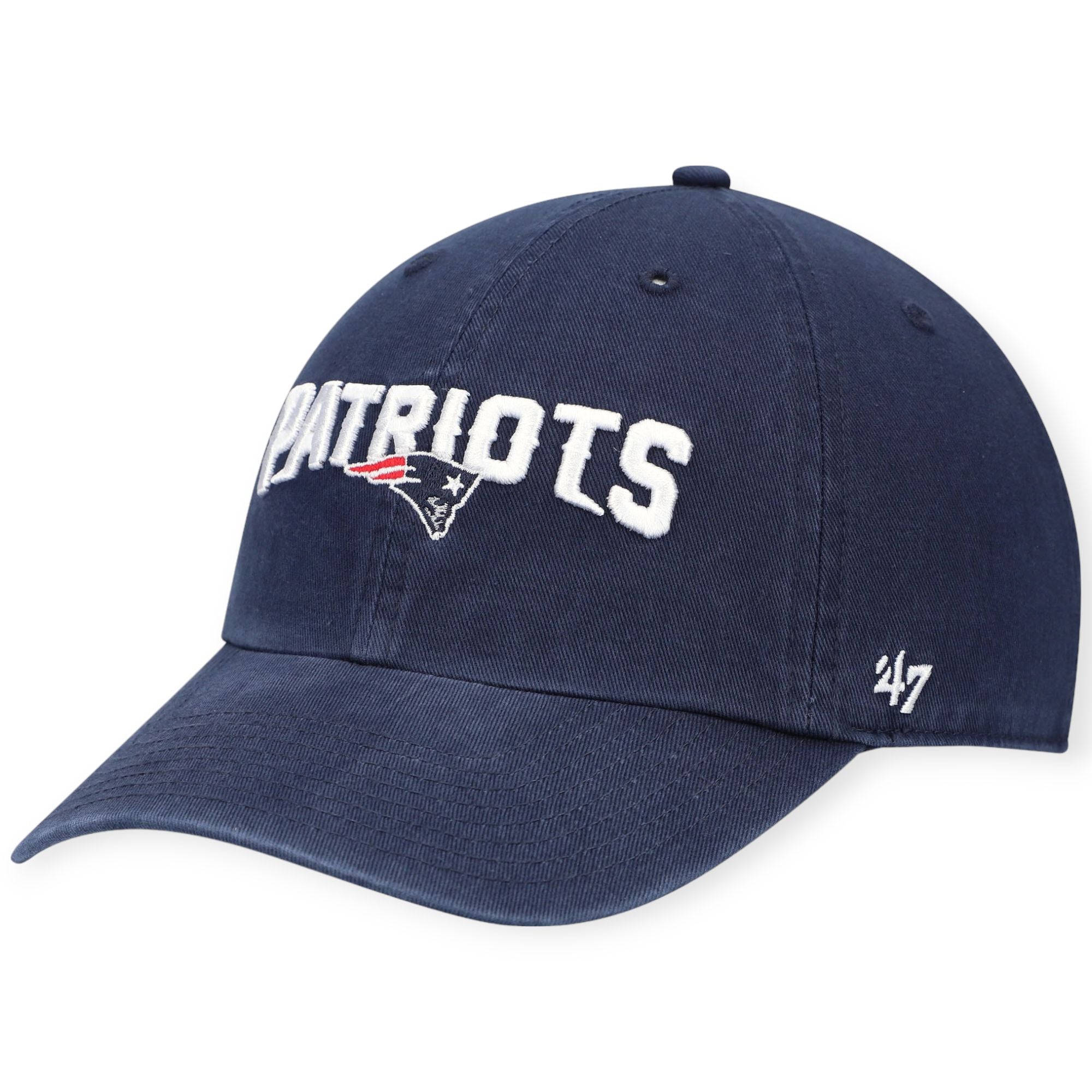 New Era Men New England Patriots Dad Adjustable Hat (Navy)-Navy-One Size-Nexus Clothing