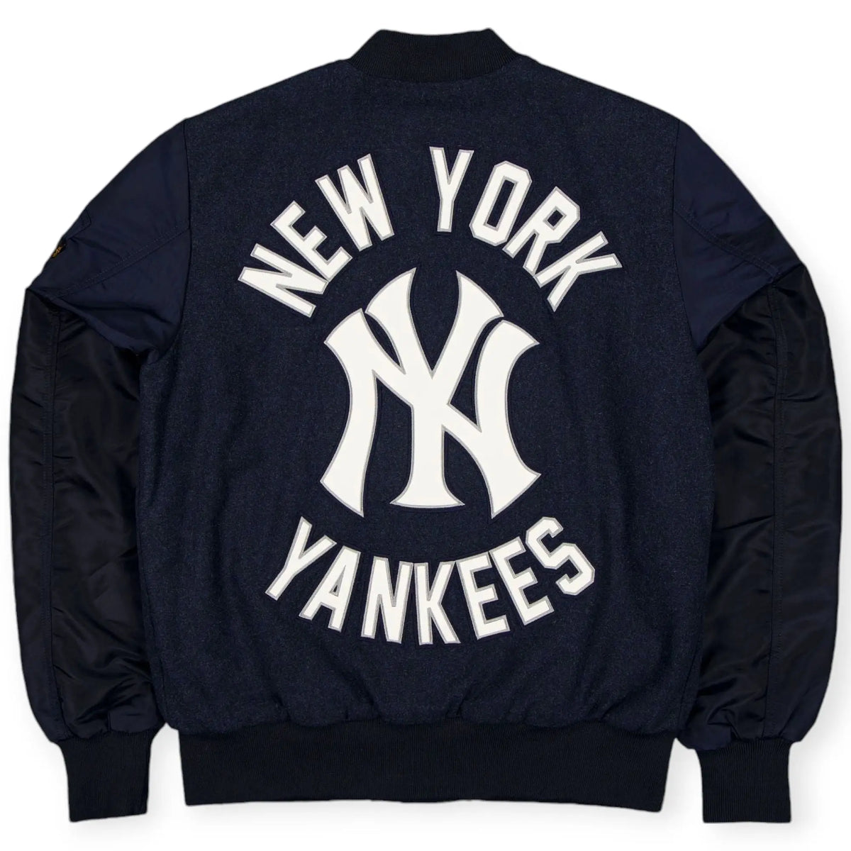 New Era Men New York Yankees Alpha Industries MA-1 Wool Varsity Jacket