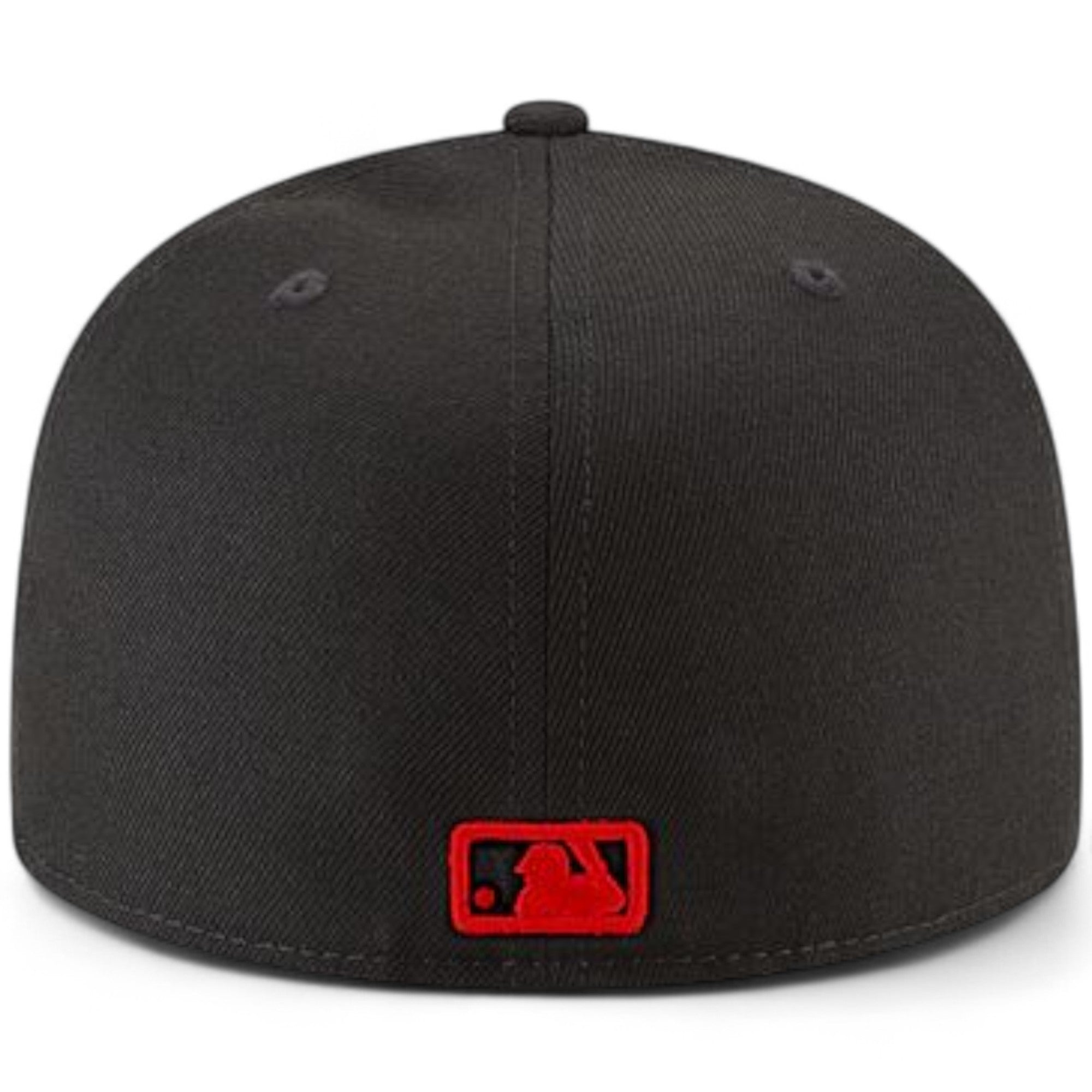 New Era Men New York Yankees Fitted Hat (Black Red)-Nexus Clothing