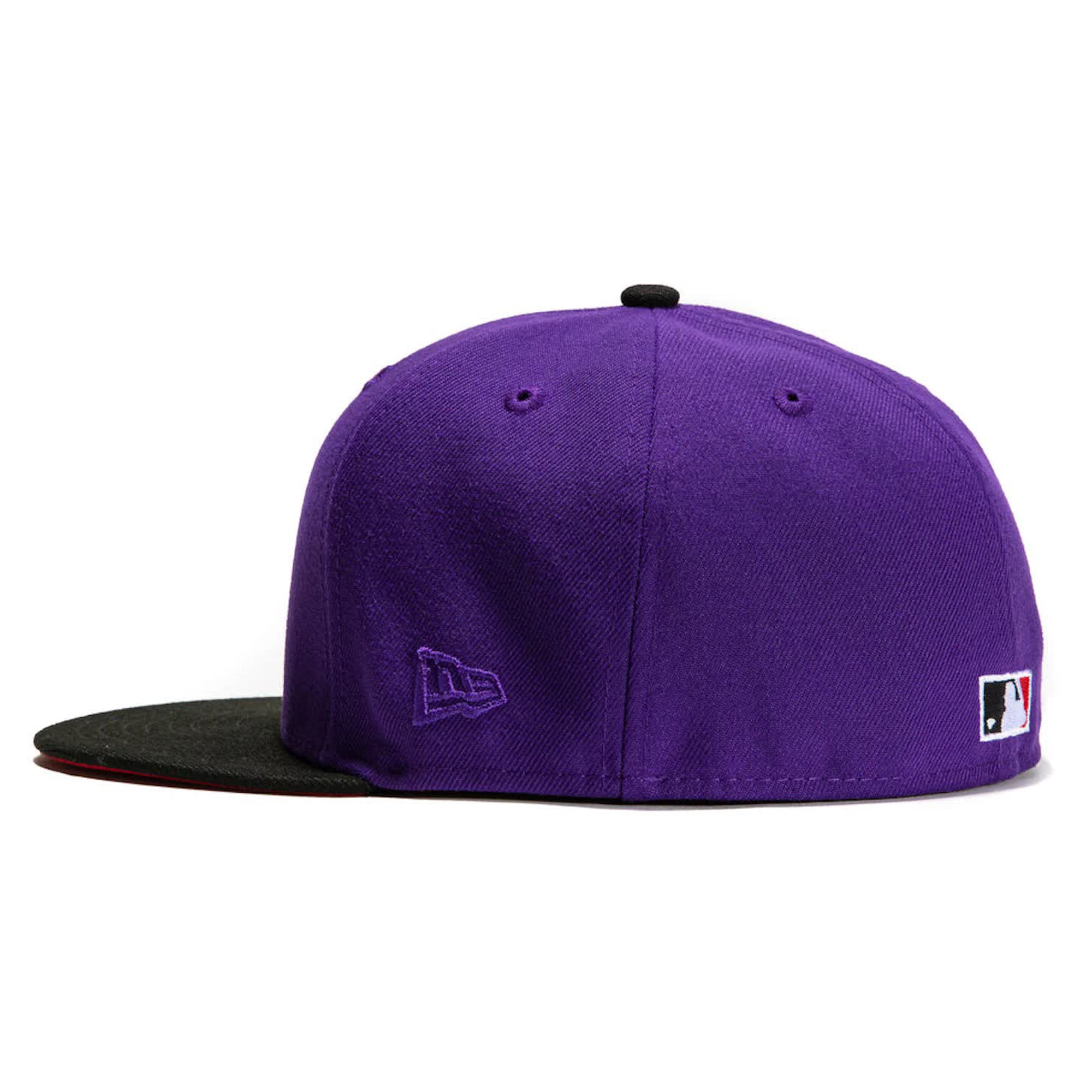 New Era Men New York Yankees Fitted Hat (Purple Scarlet )-Nexus Clothing