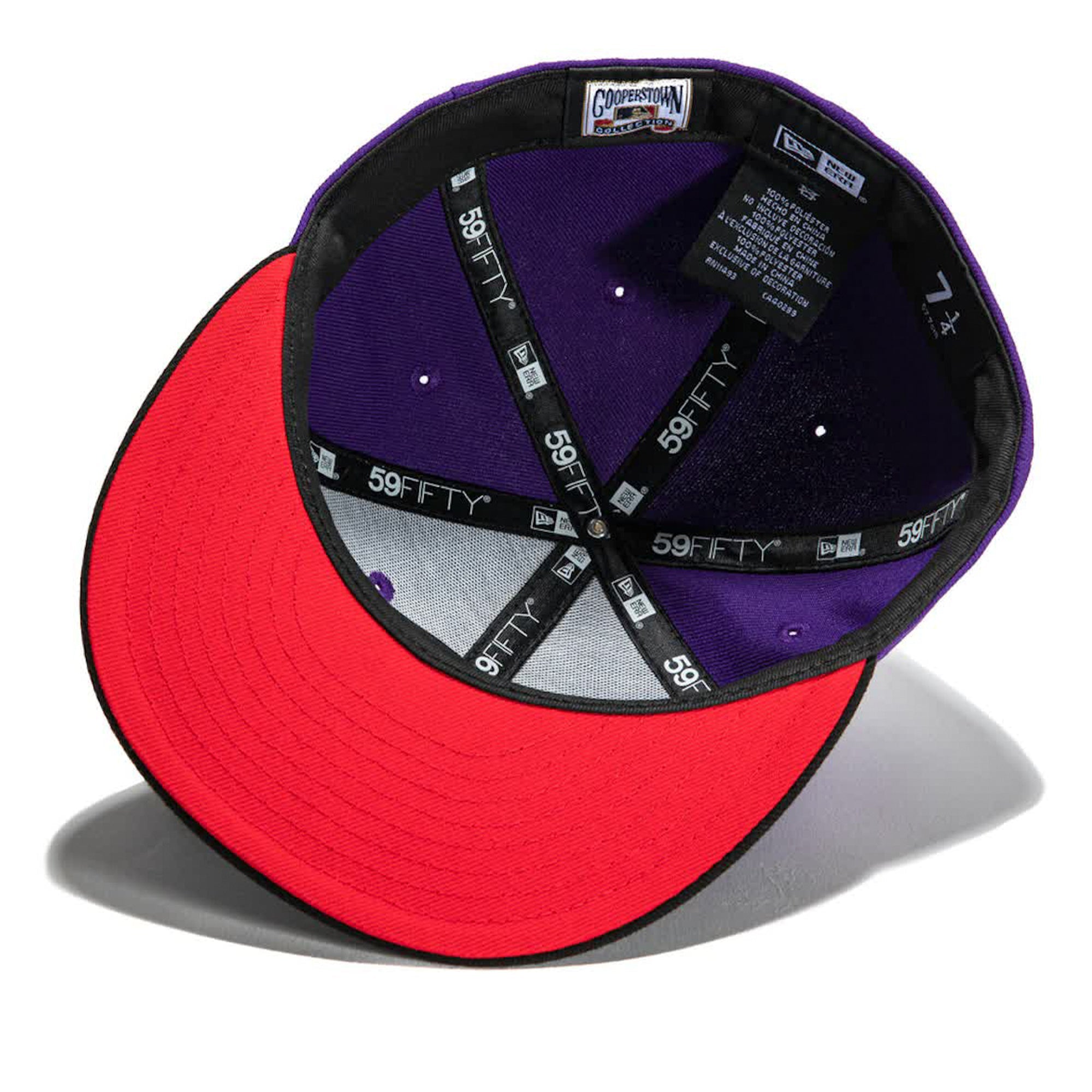 New Era Men New York Yankees Fitted Hat (Purple Scarlet )-Nexus Clothing