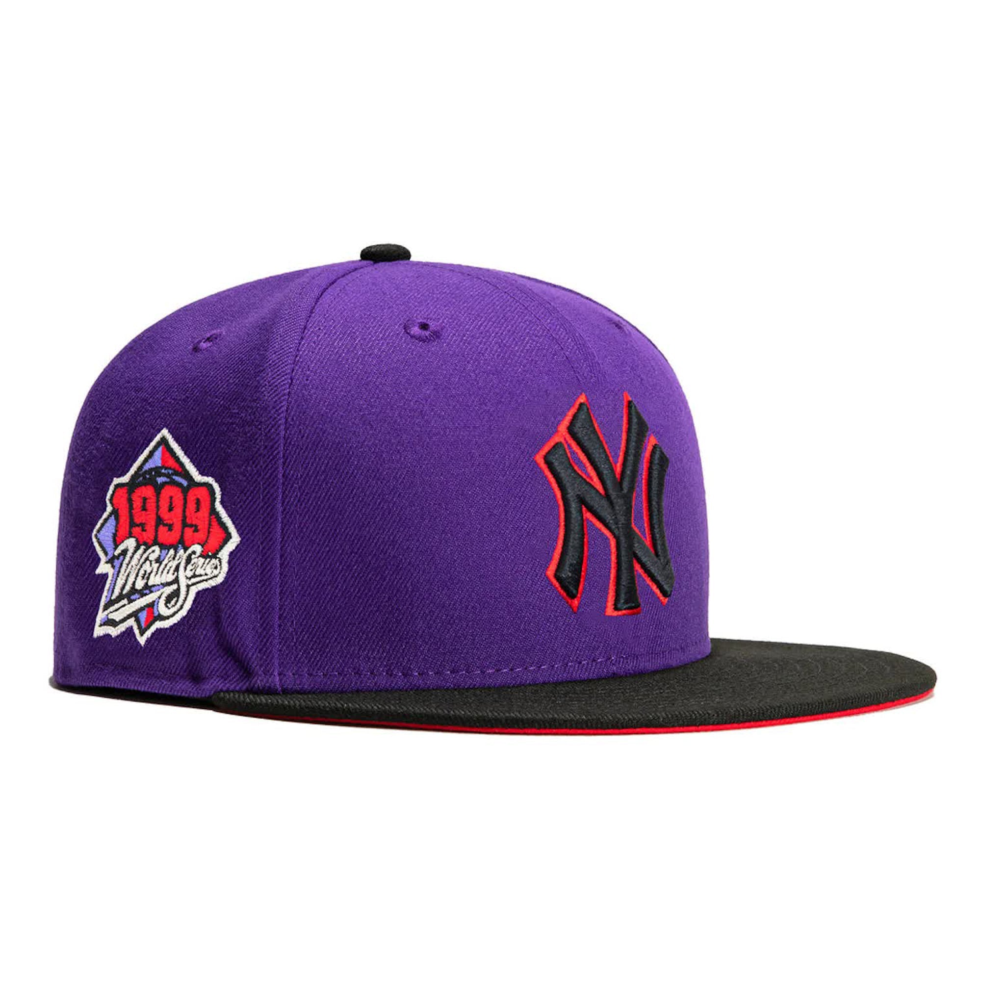 Purple yankees hat best sale