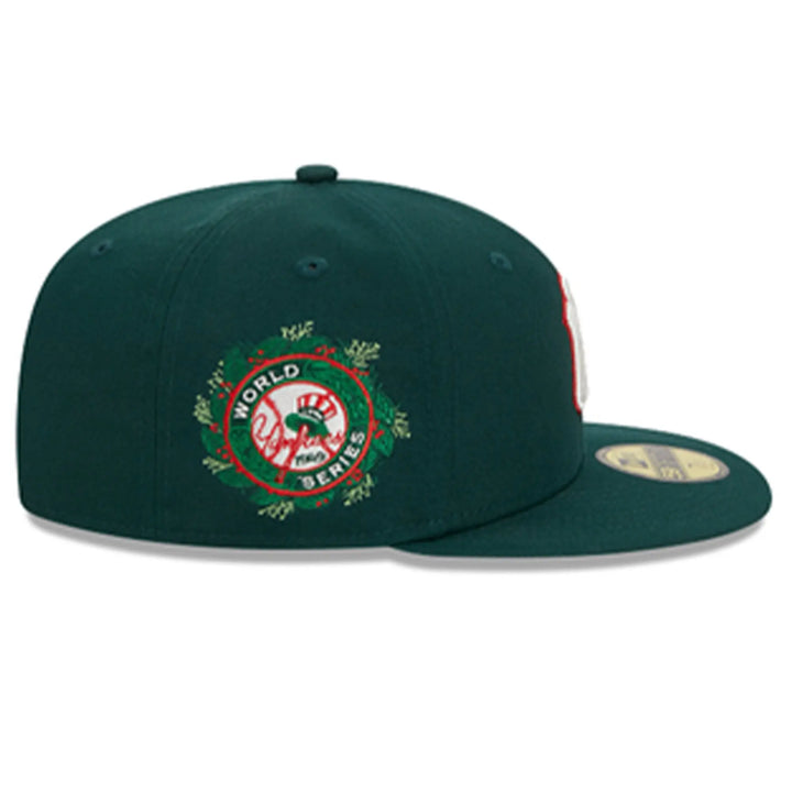 New Era Men New York Yankees MLB Spice Berry 59FIFTY Hat (Green)-Nexus Clothing