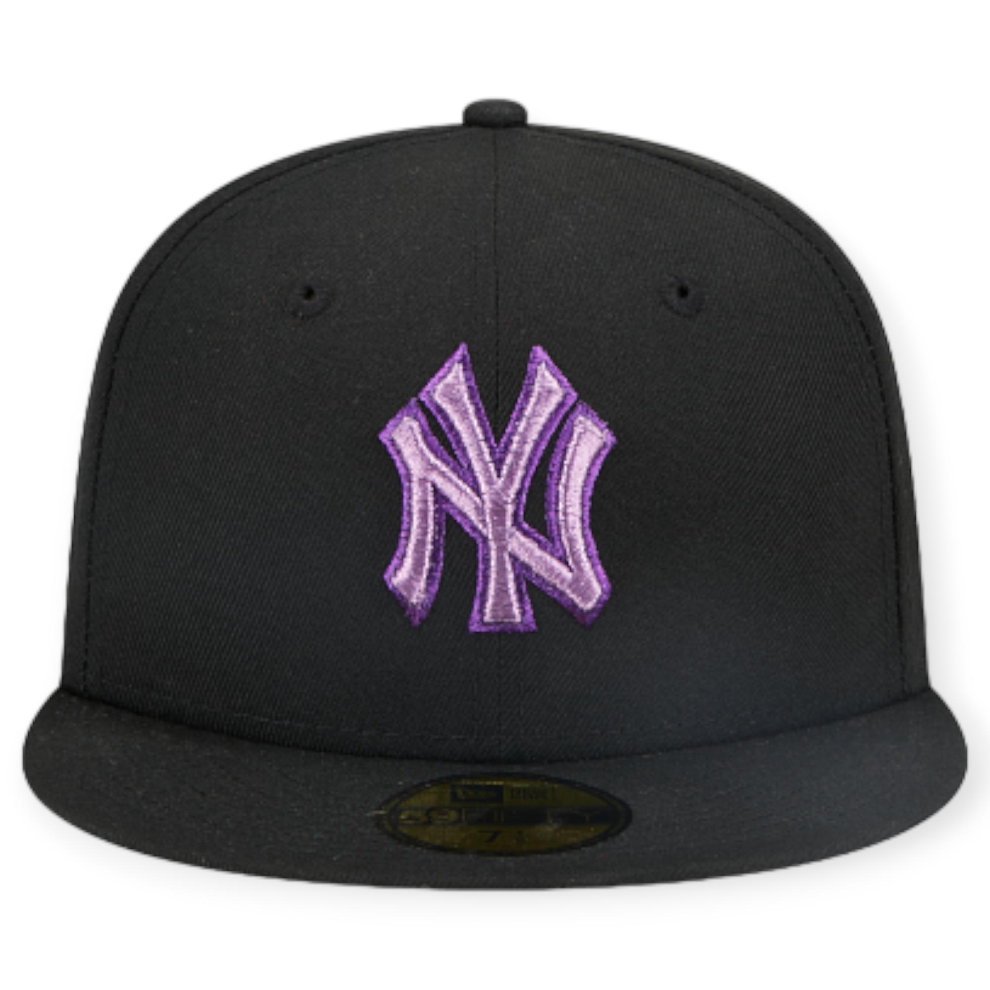 New Era Men New York Yankees Metallic Pop 59FIFTY Fitted (Black)-Nexus Clothing