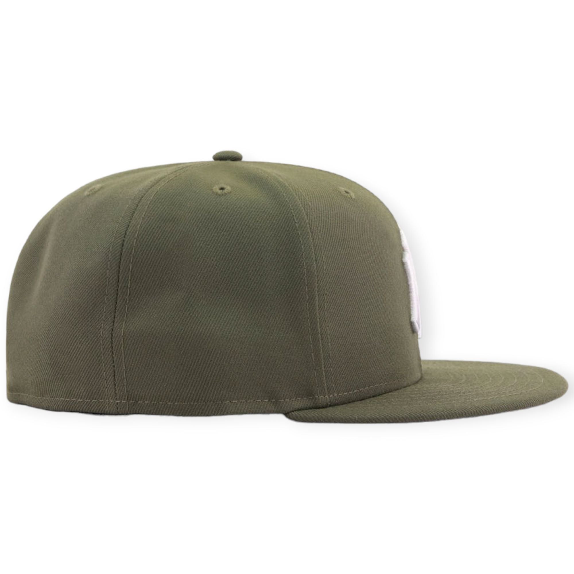 New Era Men New York Yankees Olive 59Fifty Fitted (Olive Pink)-Nexus Clothing