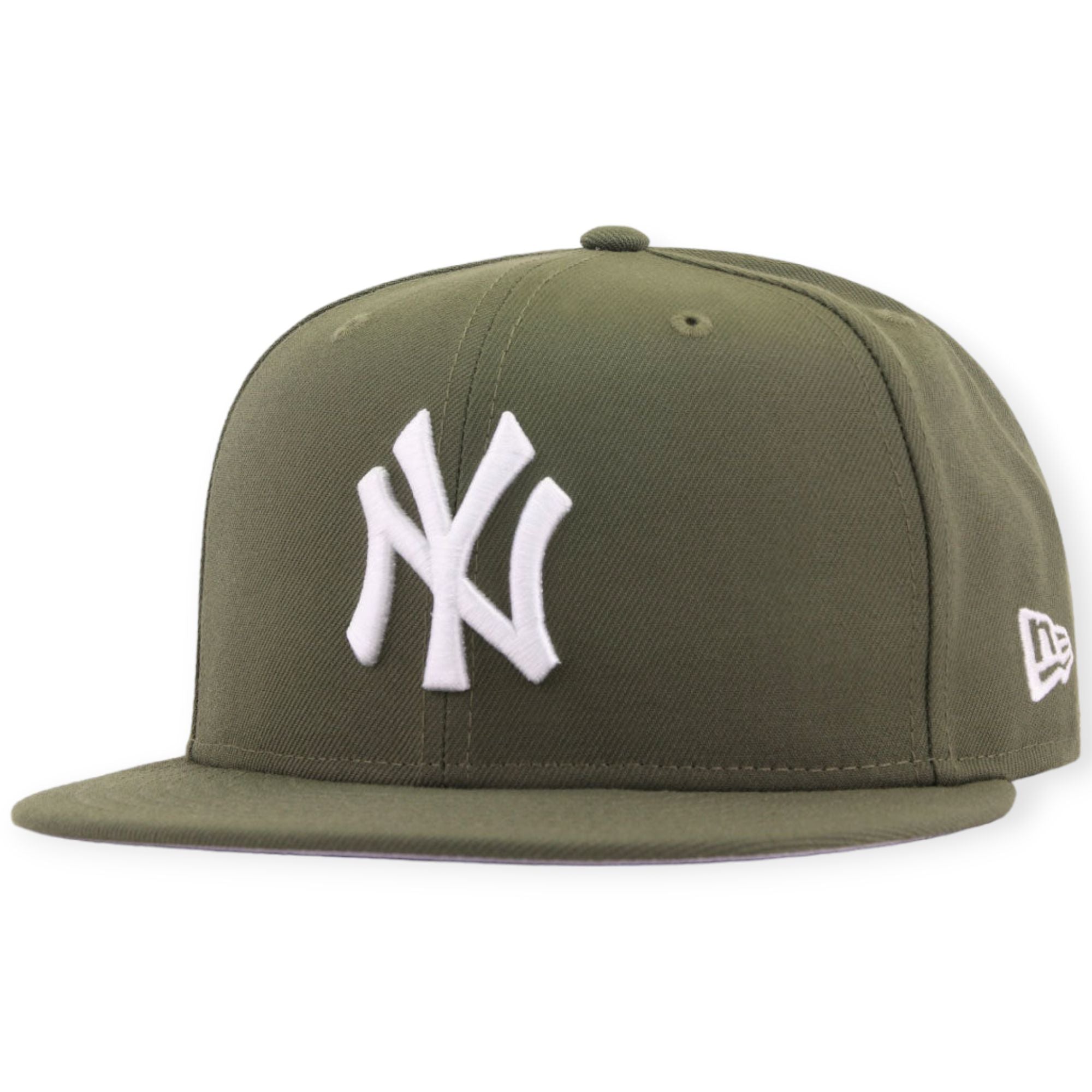 New Era Men New York Yankees Olive 59Fifty Fitted (Olive Pink)-Olive Pink-7-Nexus Clothing