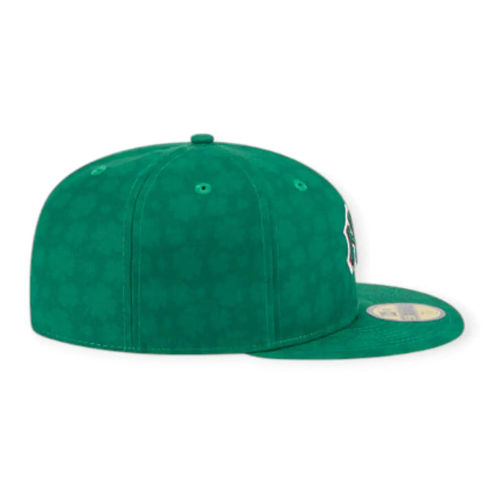 New Era Men New York Yankees St. Patrick’s Day Limited Edition Leaf Pattern Green Fitted Cap-Nexus Clothing