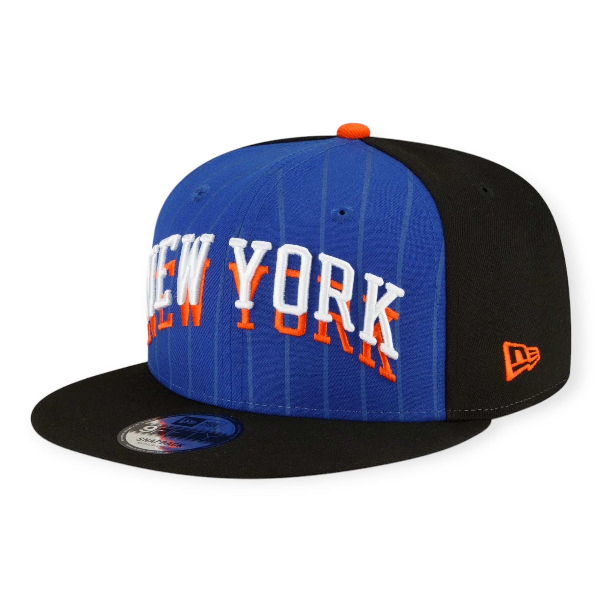 New Era Men New york Knicks 2023 City Edition 9FIFTY Snapback (Blue Orange)-Blue Orange-OneSize-Nexus Clothing