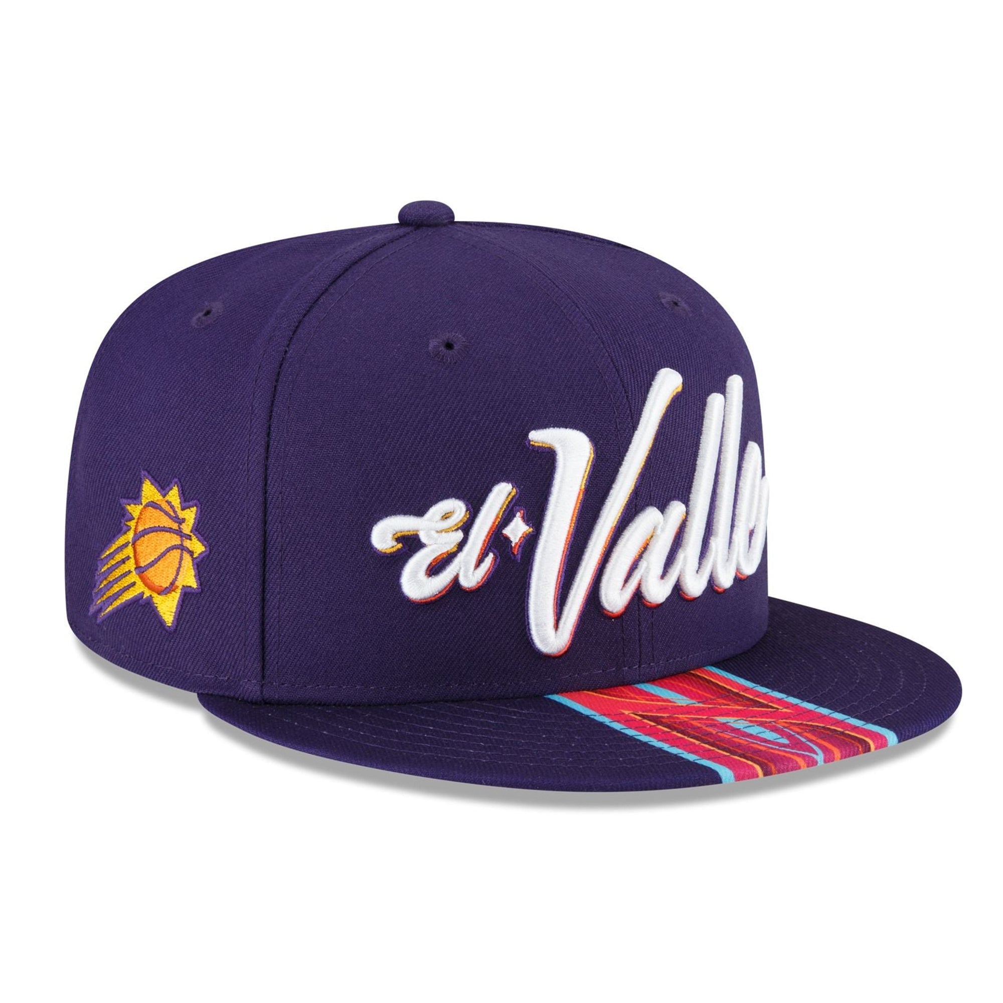 New Era Men Phoenix Suns 2023 City Edition 9FIFTY Snapback (Purple)-Purple-OneSize-Nexus Clothing