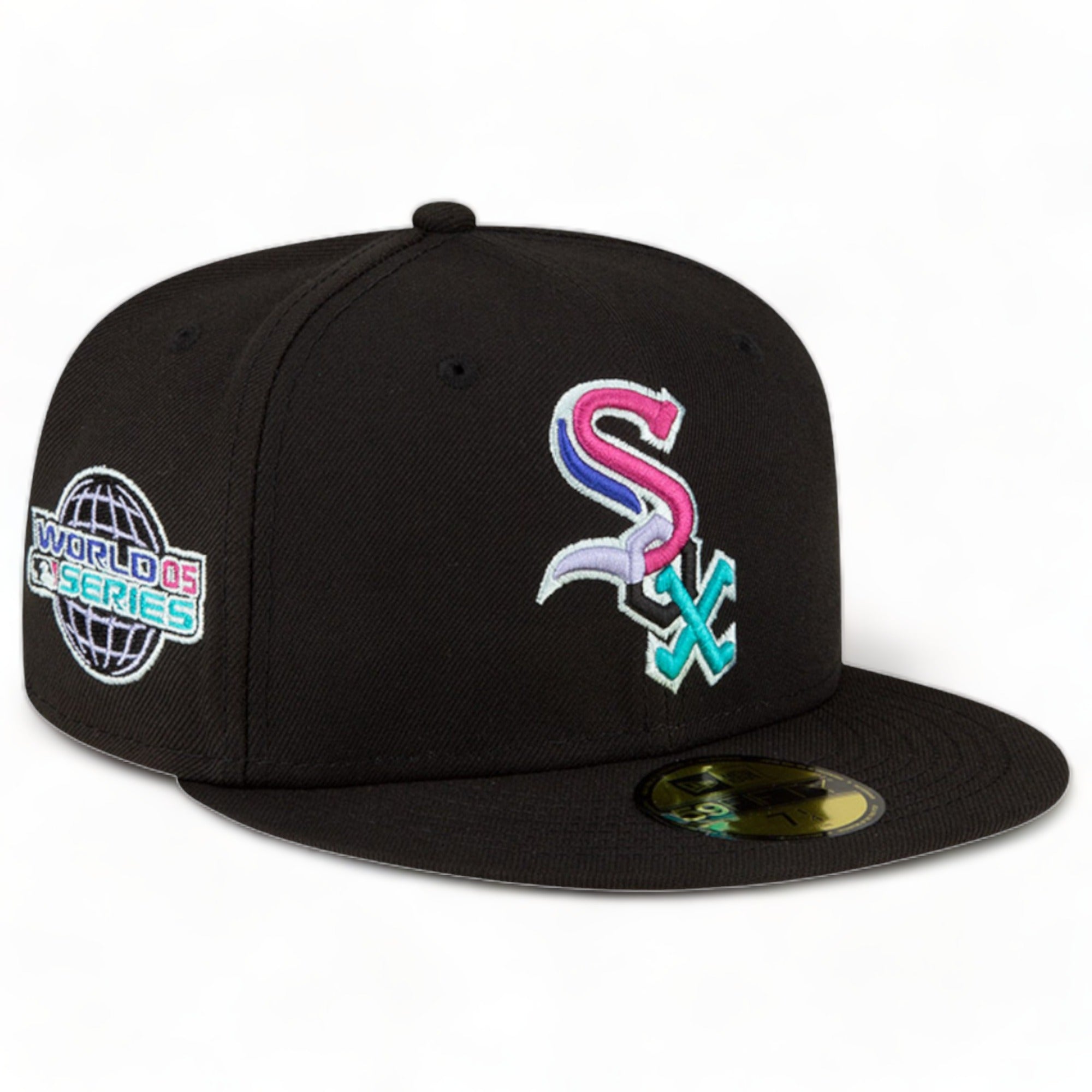 New Era Men Polarlight Chicago White Sox Fitted (Black)-Nexus Clothing