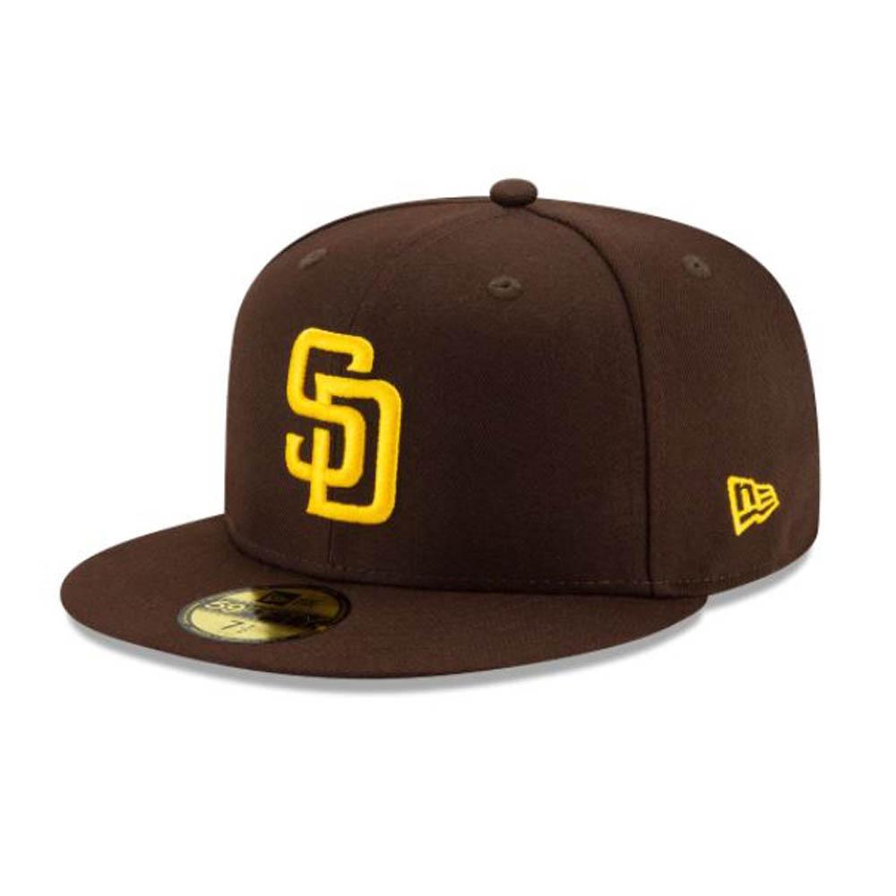 New Era Men San Diego Padres Fitted (Brown)-Brown-7-Nexus Clothing