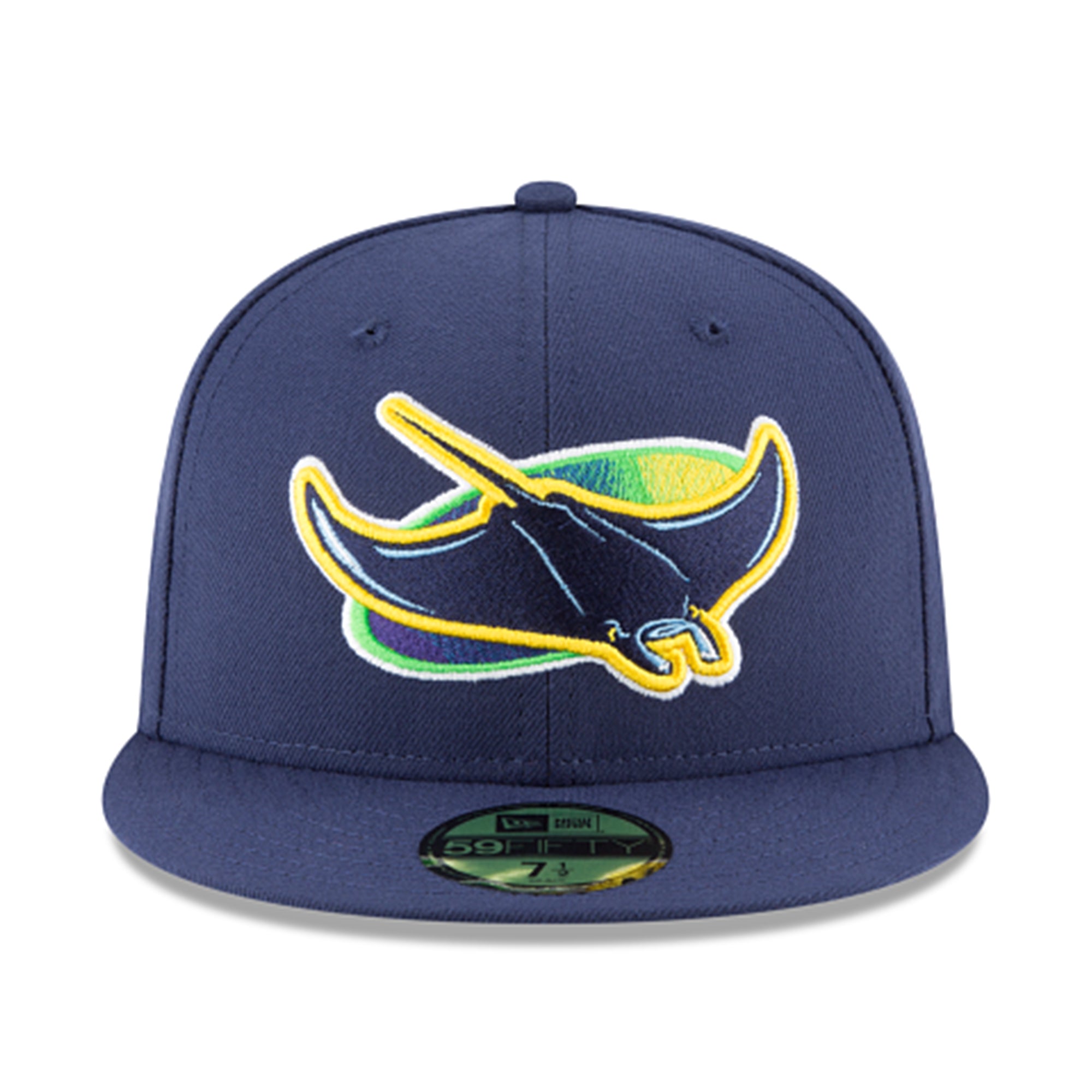 New Era Men Tampa Rays 59FIFTY Fitted (Navy)-Nexus Clothing