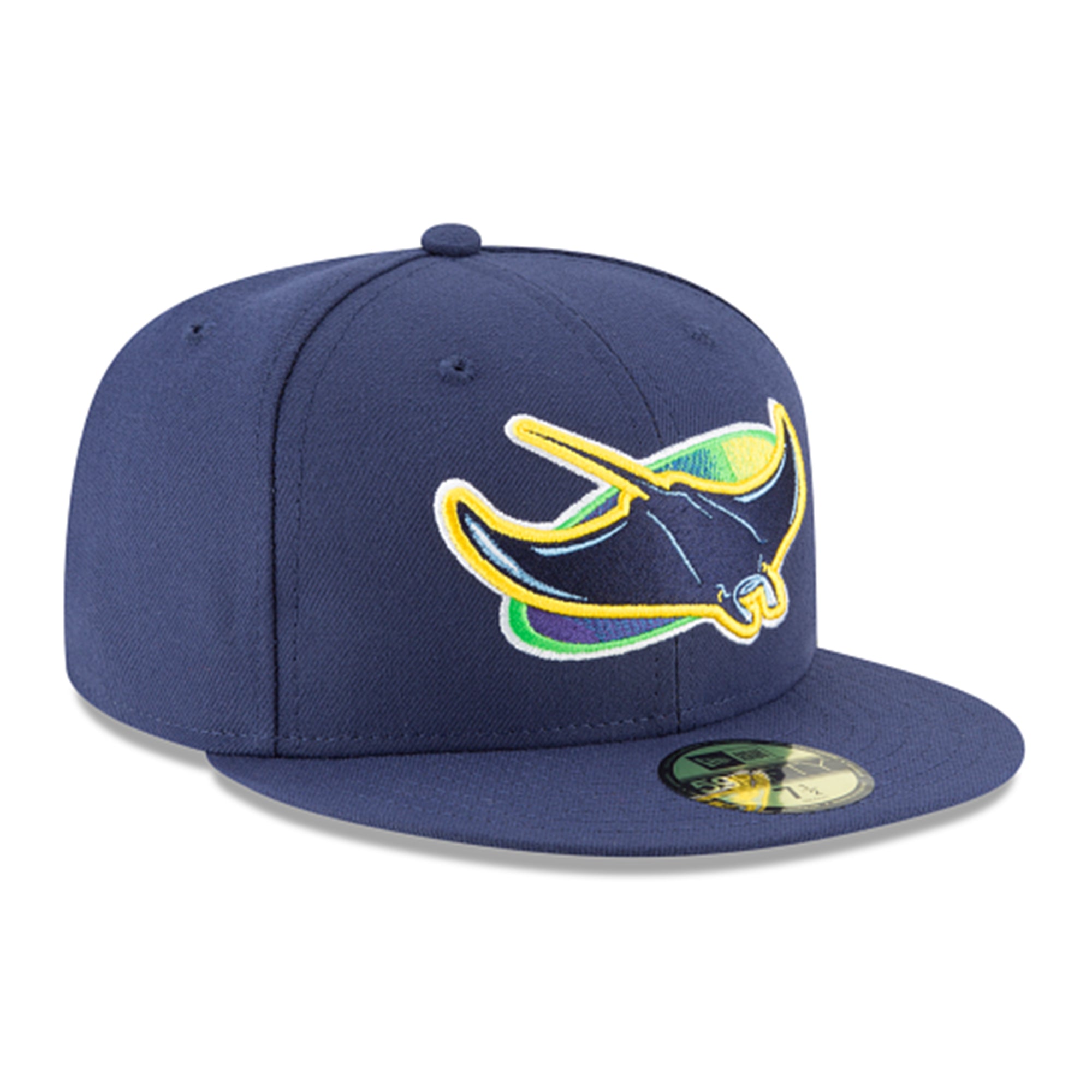 New Era Men Tampa Rays 59FIFTY Fitted (Navy)-Nexus Clothing