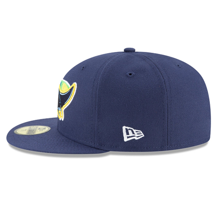 New Era Men Tampa Rays 59FIFTY Fitted (Navy)-Nexus Clothing