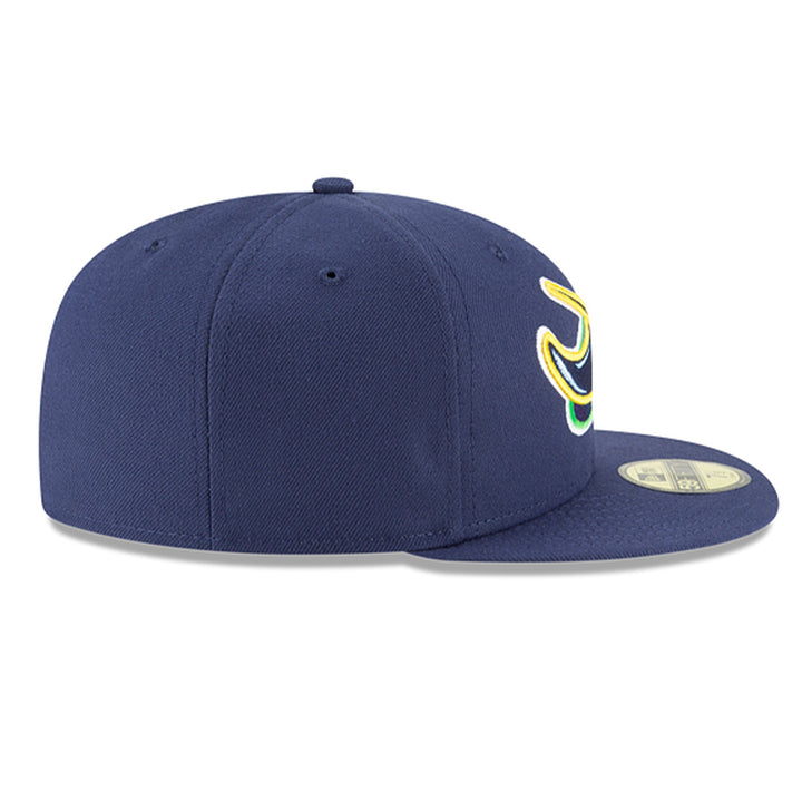 New Era Men Tampa Rays 59FIFTY Fitted (Navy)-Nexus Clothing