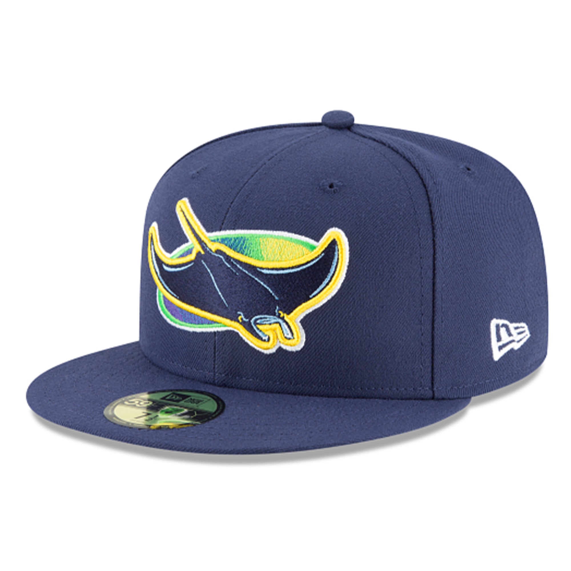 New Era Men Tampa Rays 59FIFTY Fitted (Navy)-Navy-6-Nexus Clothing