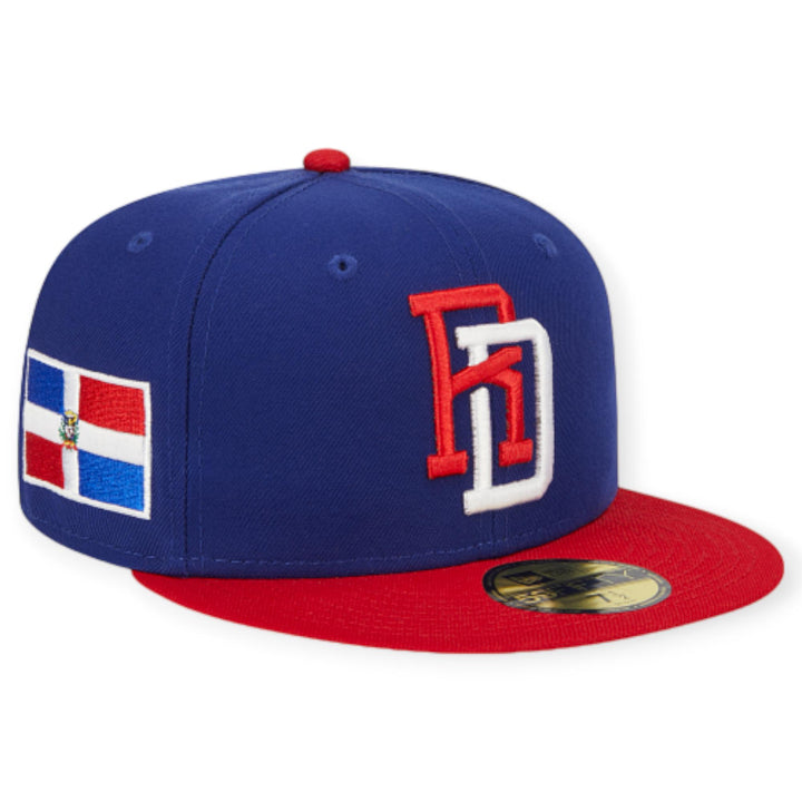 New Era Men World Baseball Classic 59FIFTY Fitted Hat (Blue Red)-Nexus Clothing