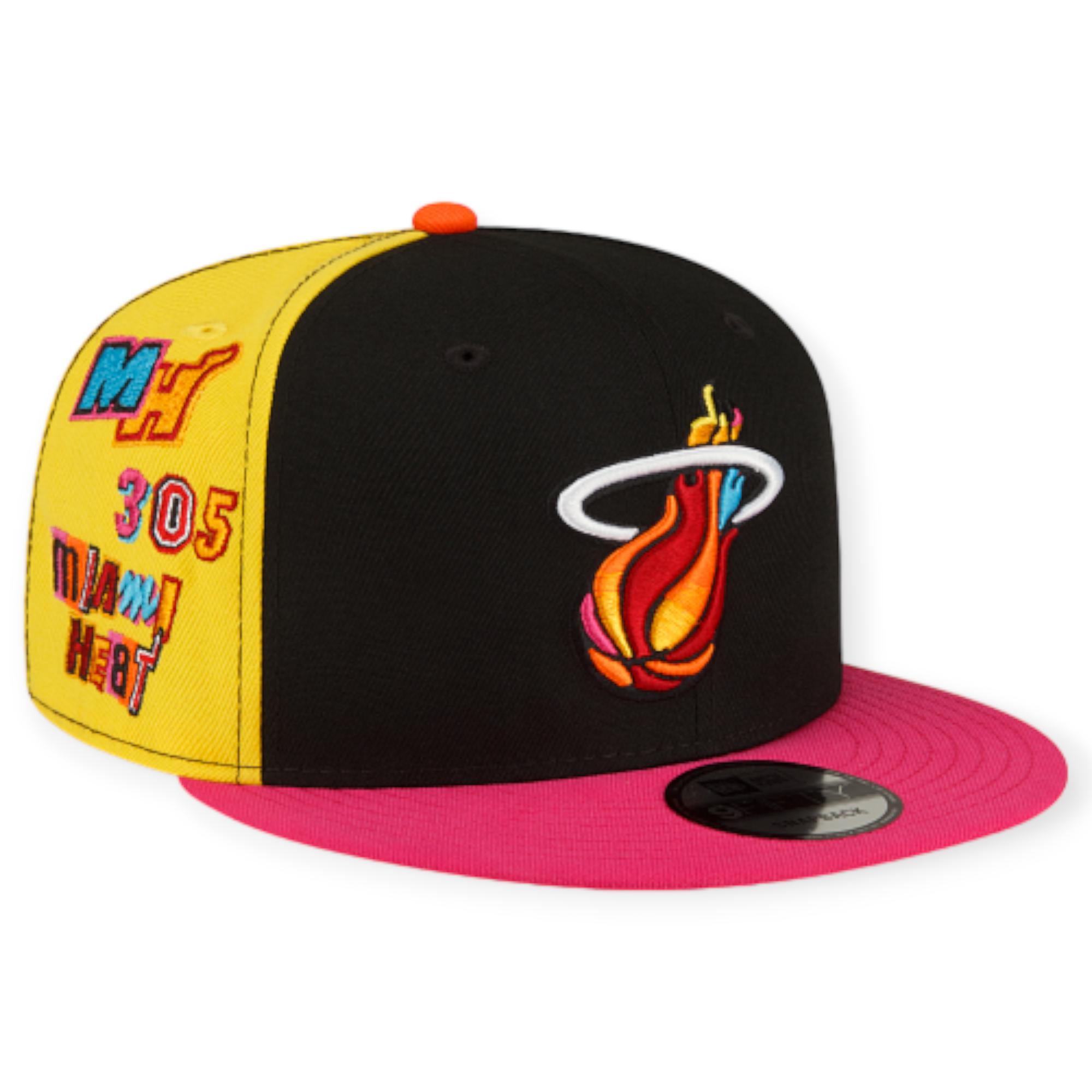 New Era Men Yellow Panel Miahea (Black)-Black-OneSize-Nexus Clothing