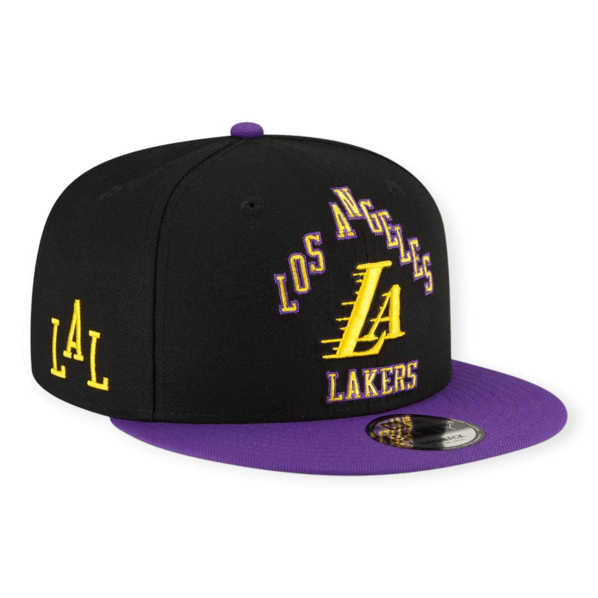 New Era Men los Angeles Lakers 2023 City Edition 9FIFTY Snapback (Black Yellow)-Black Yellow-OneSize-Nexus Clothing