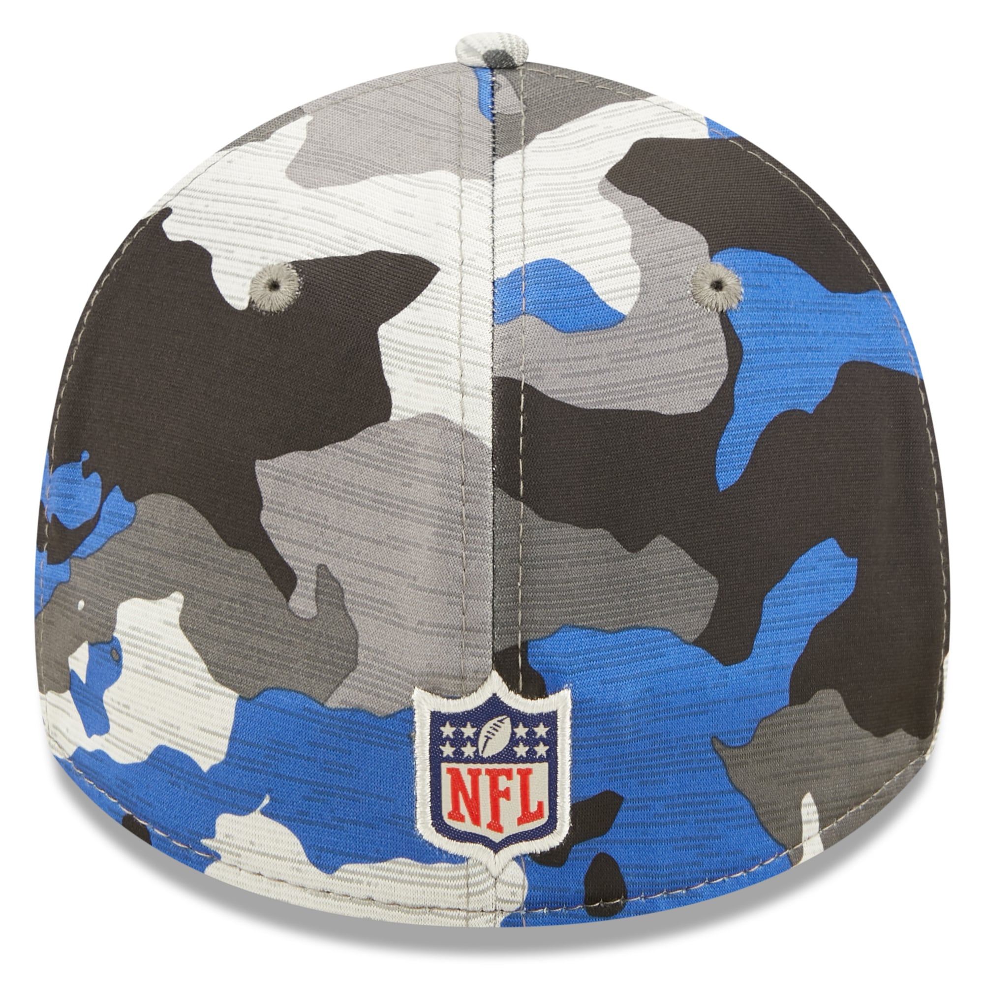 New Era MenLos Angeles Rams New Era 2022 NFL Training Camp Official 39THIRTY Flex Hat (Blue camo)-Blue Camo-OneSize-Nexus Clothing