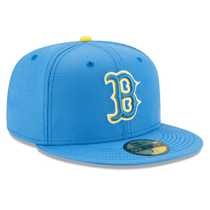 New Era Men's Boston Red Sox City Connect 59FIFTY Fitted (Blue)-Nexus Clothing