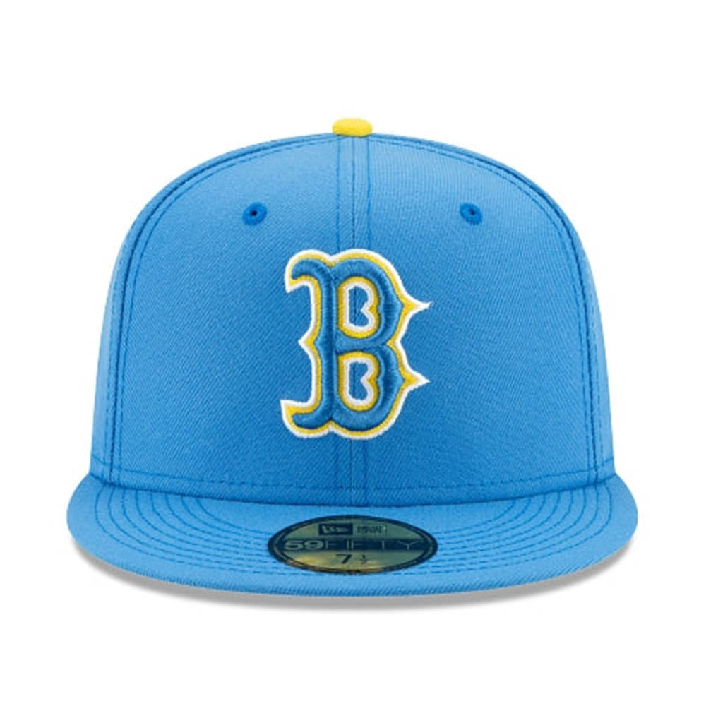 New Era Men's Boston Red Sox City Connect 59FIFTY Fitted (Blue)-Nexus Clothing