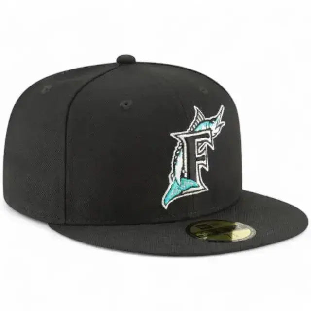 New Era Men's MLB Coop Wool 5950 Fitted Florida Marlins Hat-Nexus Clothing