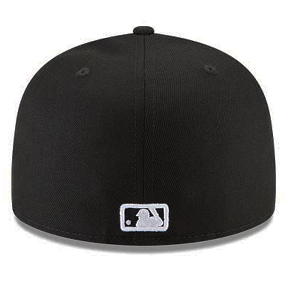 New Era New York Yankees Black White Basic 59FIFTY Fitted-Hats & Caps-New Era- Nexus Clothing