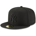 New Era New York Yankees Black on Black Basic 59FIFTY Fitted