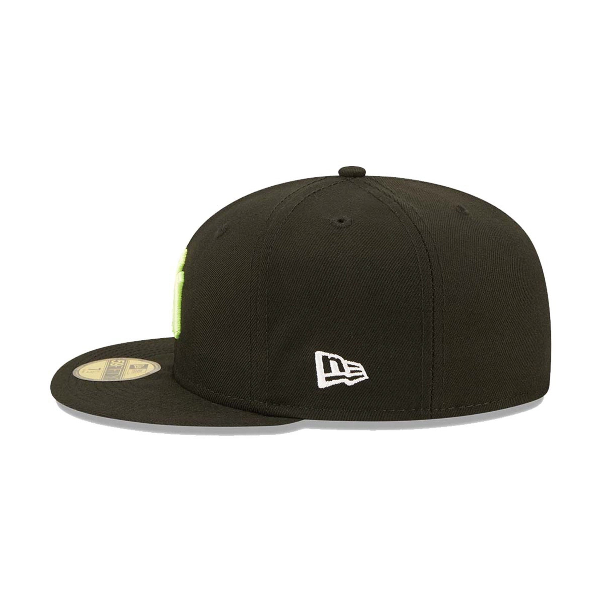 New Era New York Yankees Fitted Hat (Black Neon)-Nexus Clothing