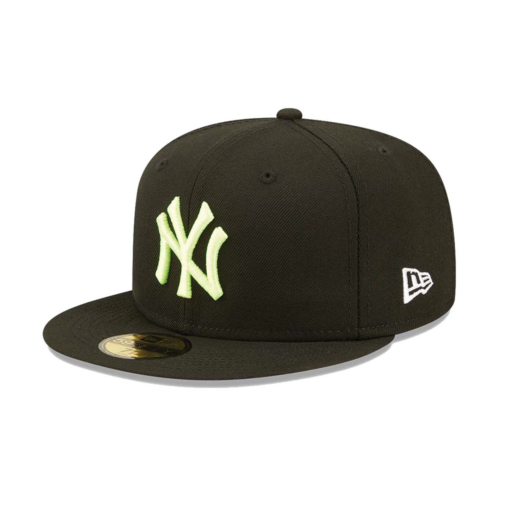 New Era New York Yankees Fitted Hat (Black Neon)-Black Neon-8-Nexus Clothing