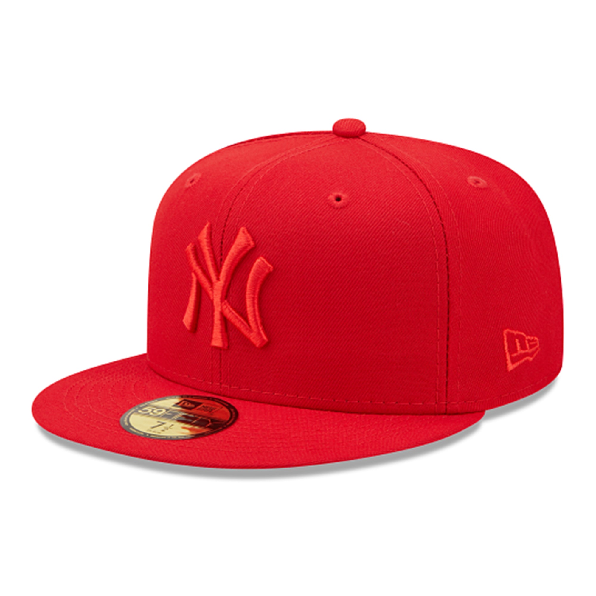 New Era New York Yankees Fitted Hat (Red)-Red Red-7-Nexus Clothing