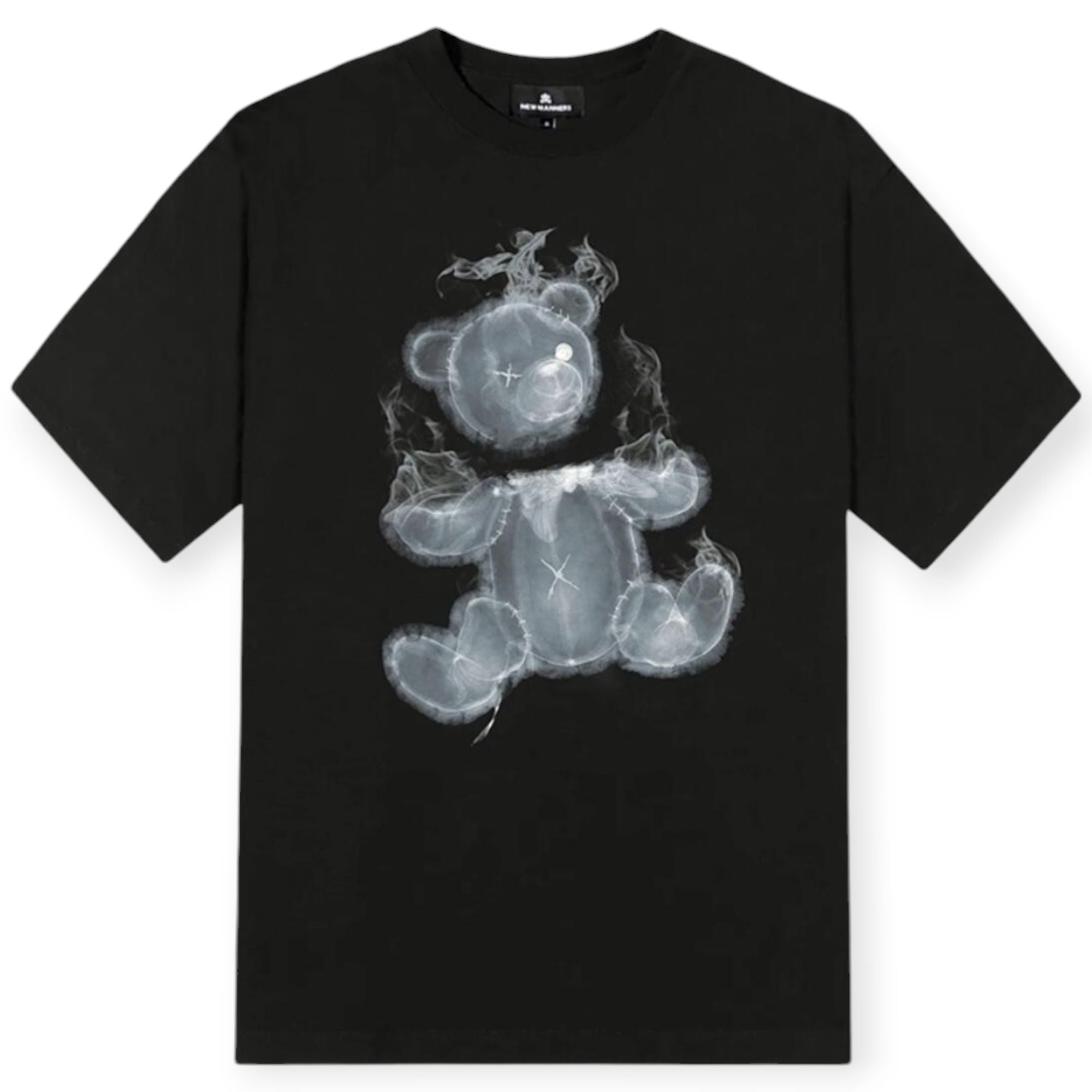 New Manners Men Cold Bear Graphic Tee(Black)-Black-Small-Nexus Clothing