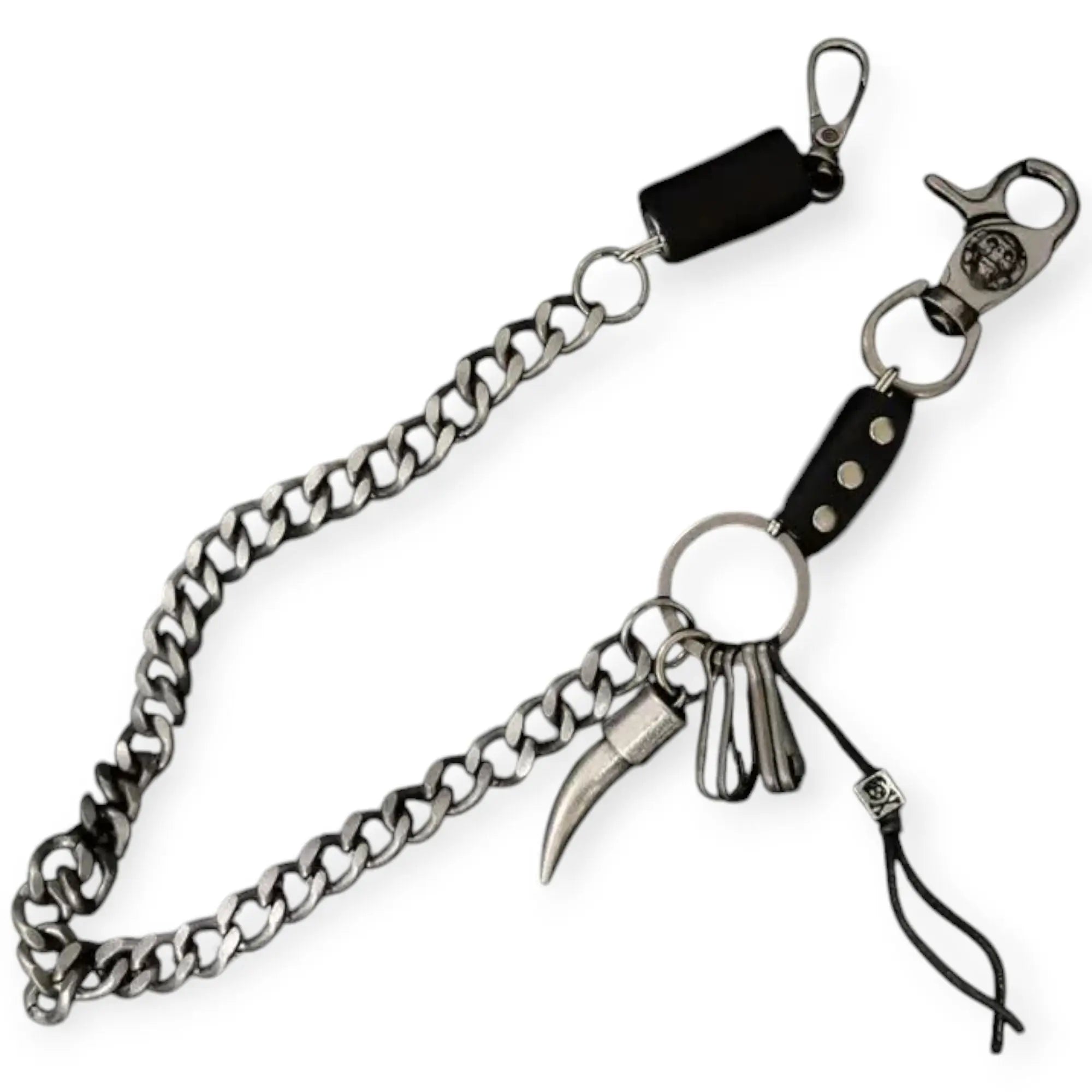 Nexus Clothing Keychain Men 1 Piece Punk Gothic Style Wallet Chain