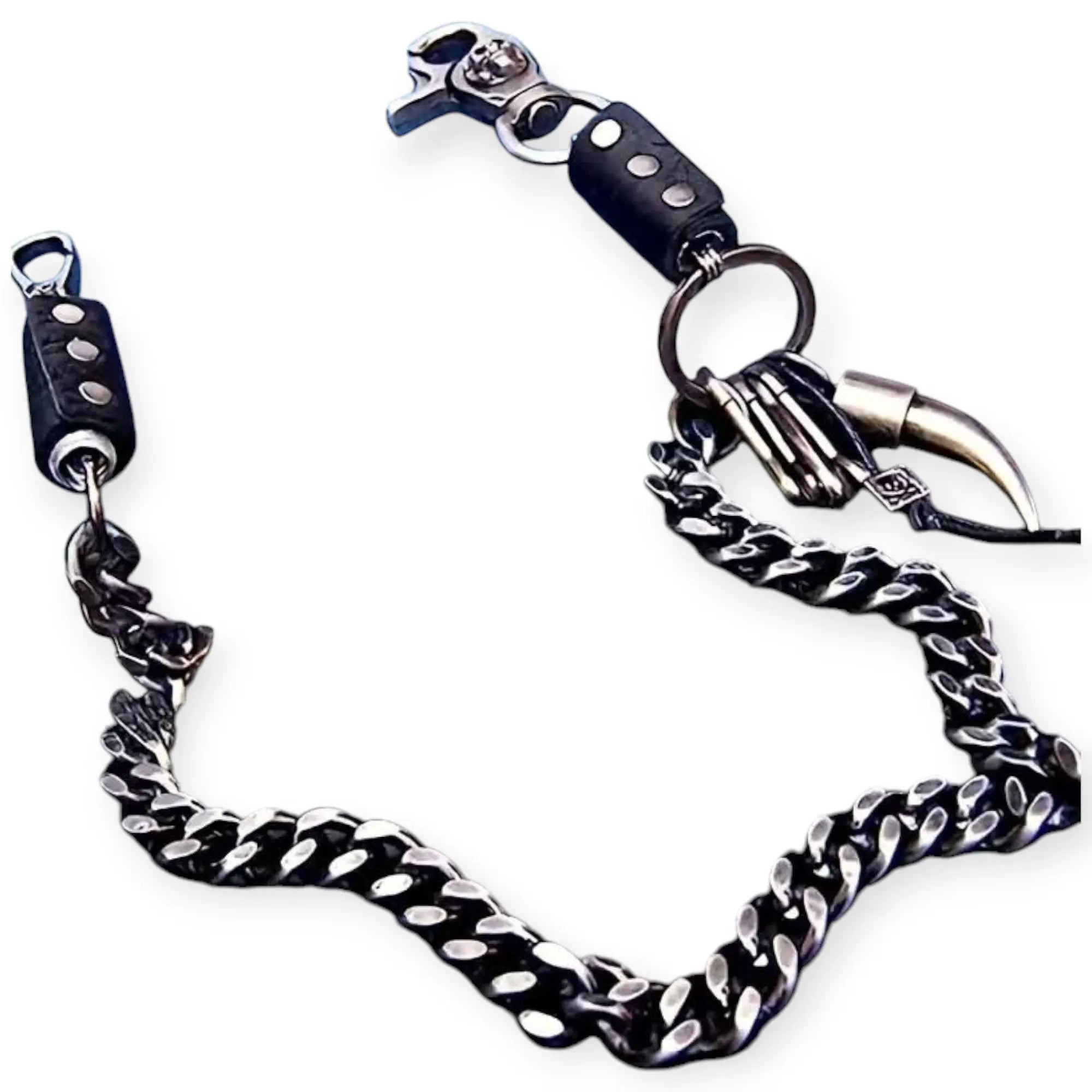 Nexus Clothing Keychain Men 1 Piece Punk Gothic Style Wallet Chain
