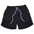 Nexus Clothing Men Basic Solid Mesh Breathable Mesh Shorts (Black)