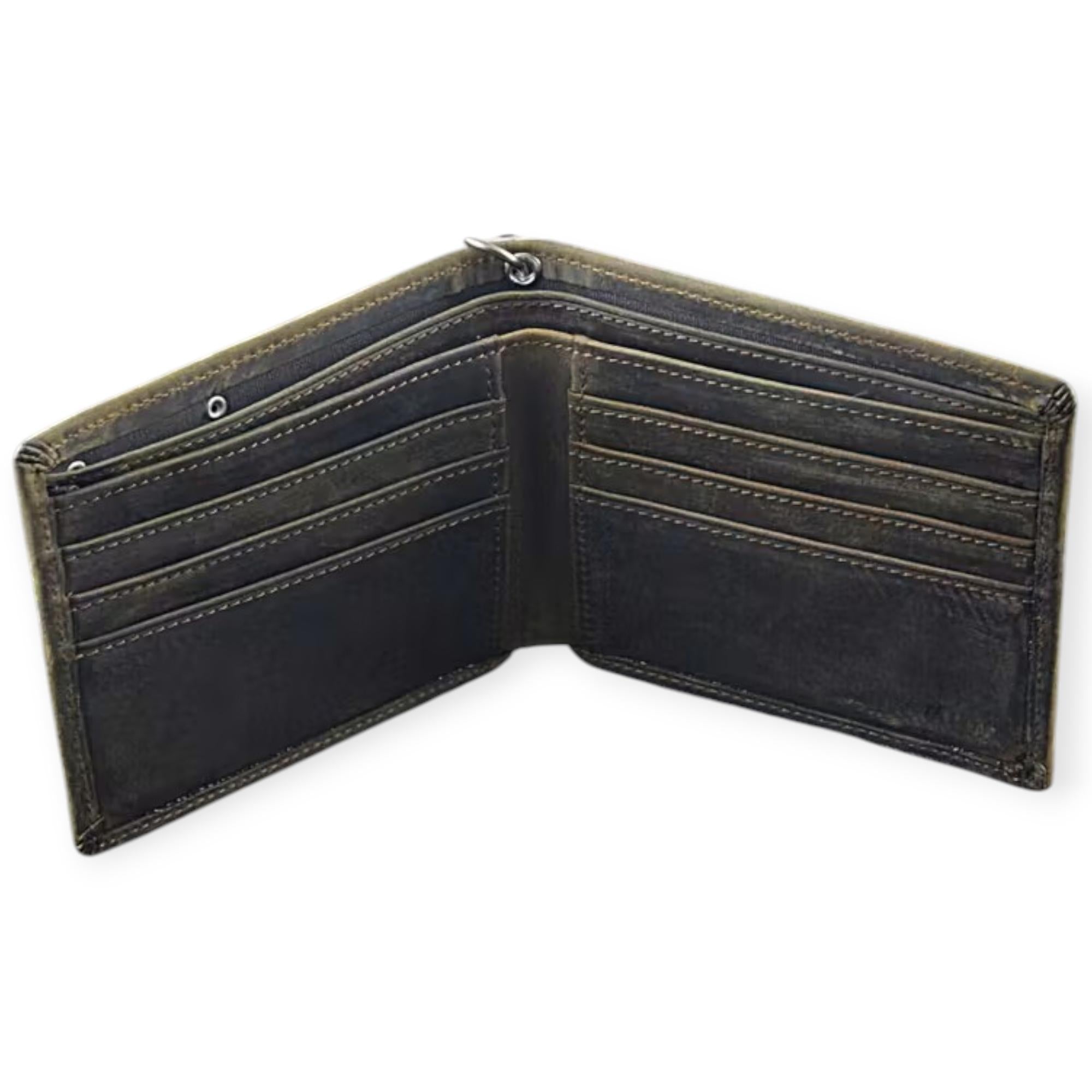 Nexus Clothing Wallet with Key Chain Men Genuine Leather (Brown)